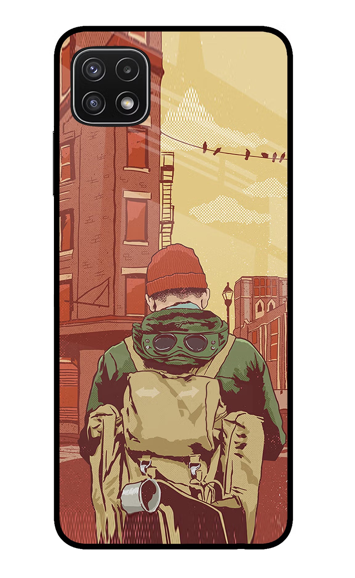 Adventurous Samsung A22 5G Glass Case - Adventurous Samsung A22 5G Glass Case Adventurous Samsung A22 5G Glass Case
