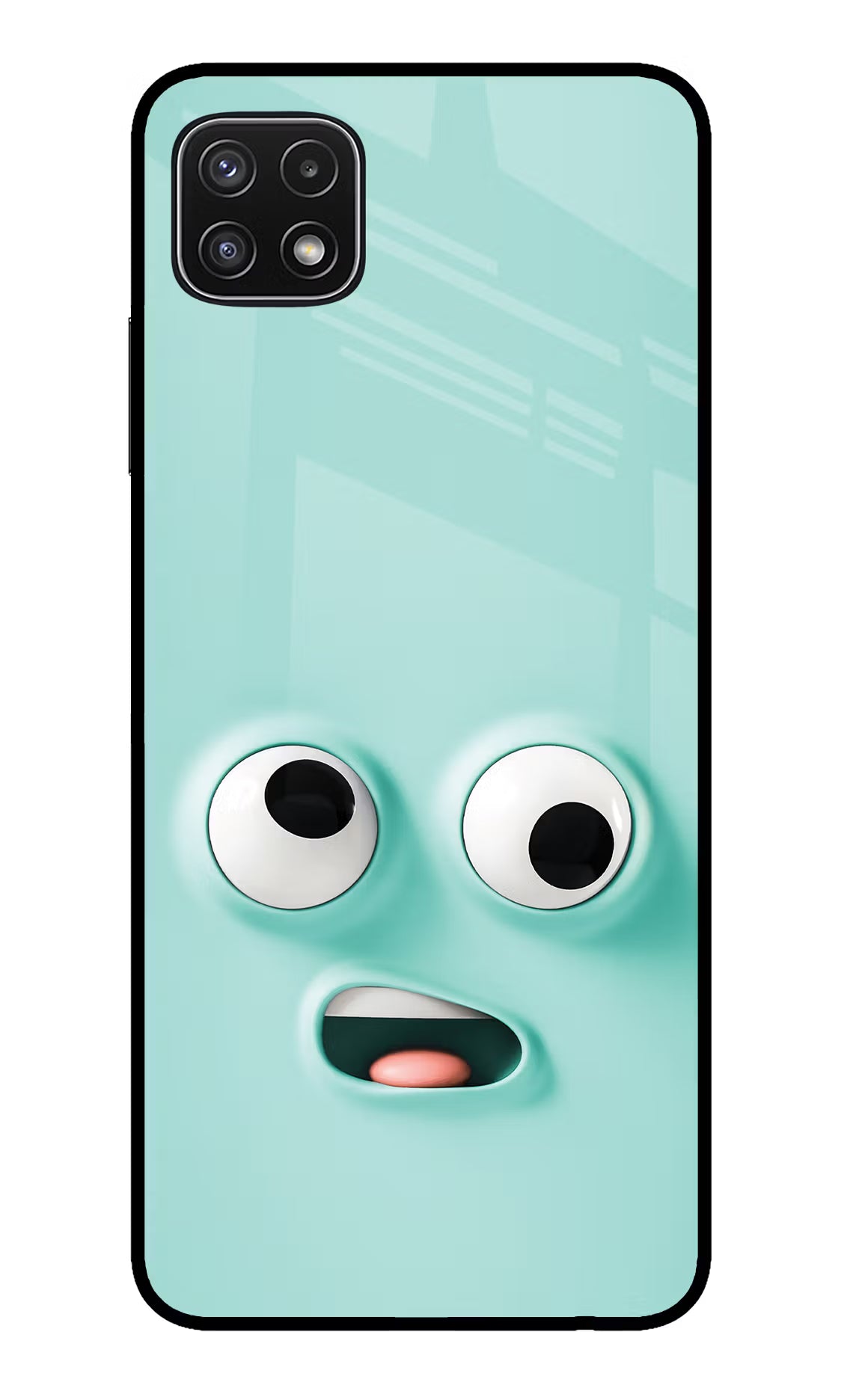 Funny Cartoon Samsung A22 5G Back Cover - Funny Cartoon Samsung A22 5G Glass Case Back Cover by Casekaro Funny Cartoon Samsung A22 5G Glass Case Back Cover by Casekaro