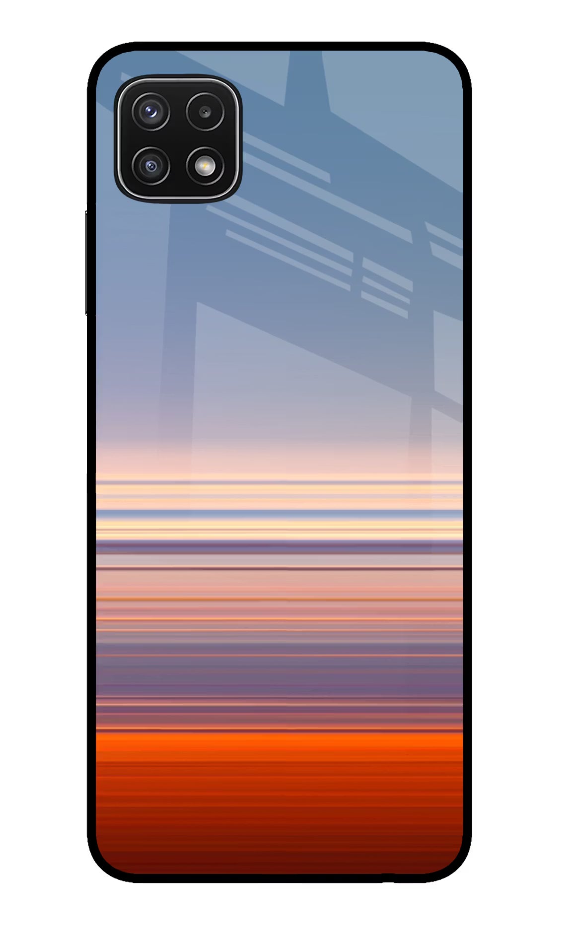 Morning Colors Samsung A22 5G Back Cover - Morning Colors Samsung A22 5G Glass Case Back Cover by Casekaro Morning Colors Samsung A22 5G Glass Case Back Cover by Casekaro