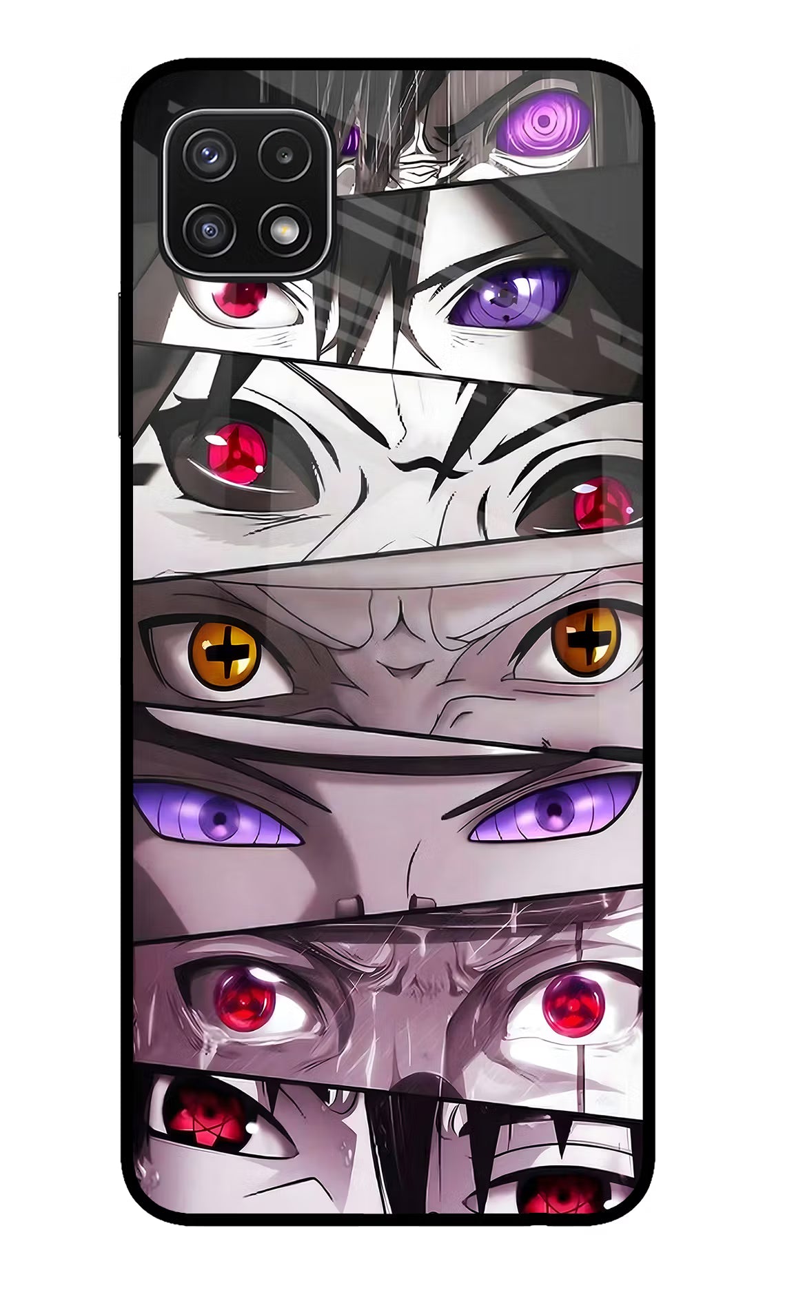 Naruto Anime Samsung A22 5G Back Cover - Naruto Anime Samsung A22 5G Glass Case Back Cover by Casekaro Naruto Anime Samsung A22 5G Glass Case Back Cover by Casekaro