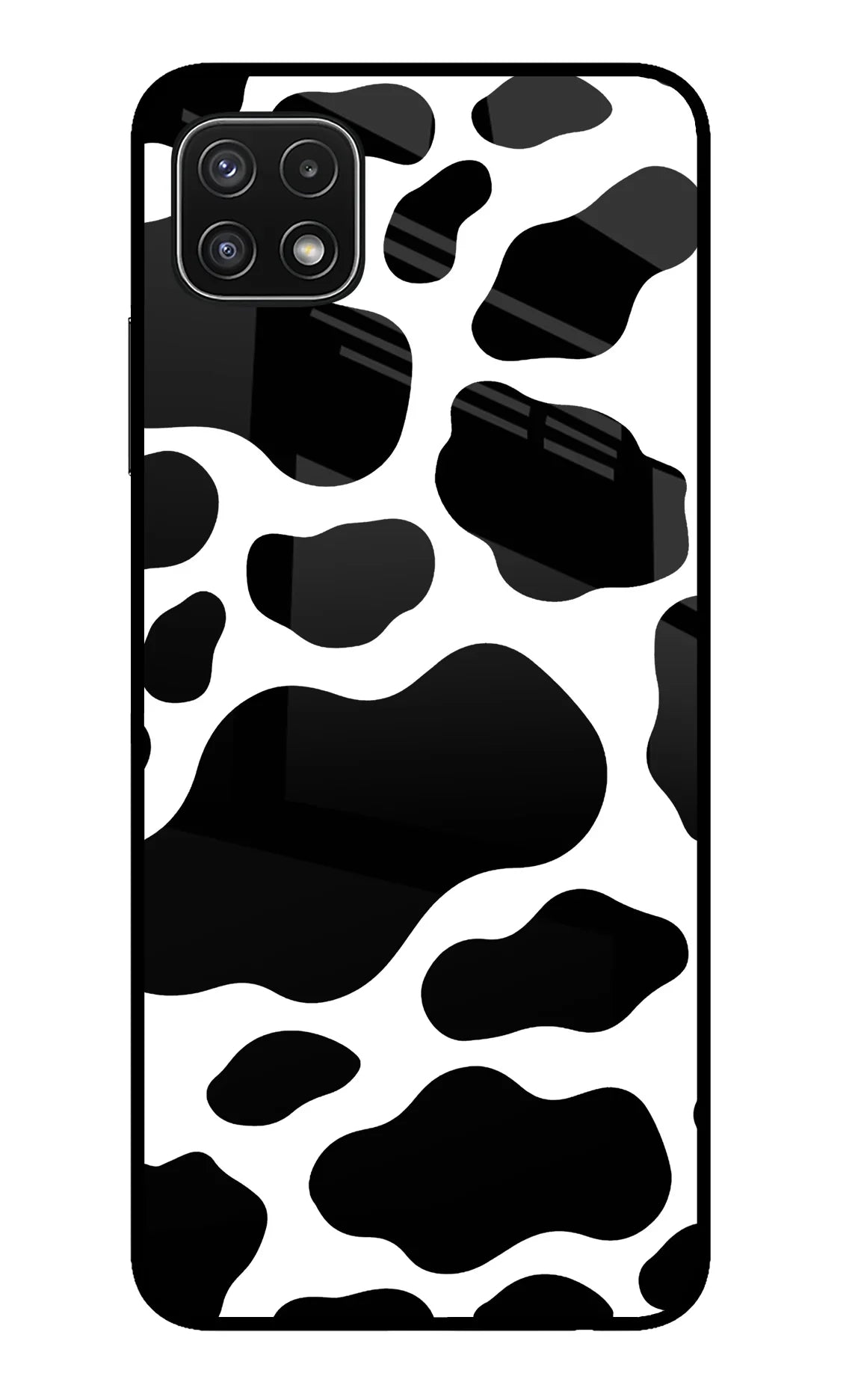 Cow Spots Samsung A22 5G Glass Case - Cow Spots Samsung A22 5G Glass Case Cow Spots Samsung A22 5G Glass Case