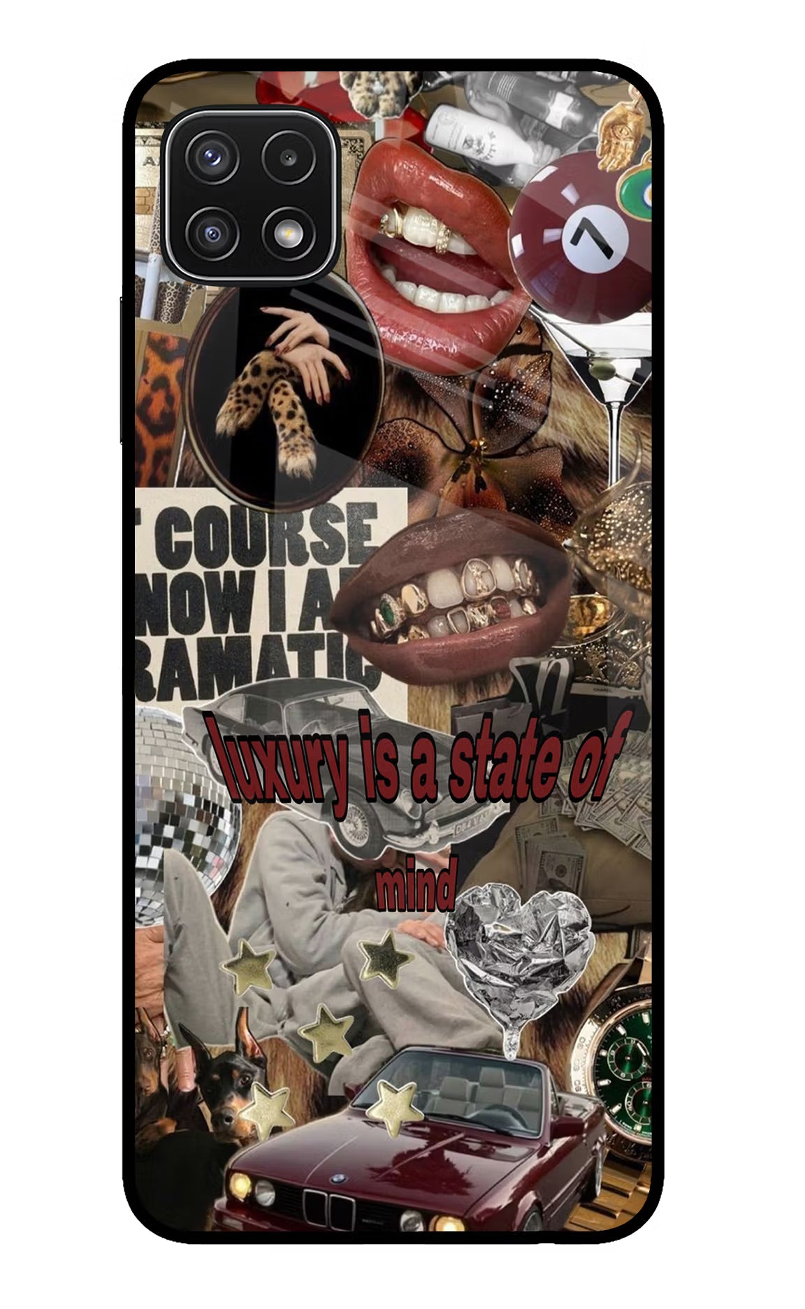 Luxury Samsung A22 5G Glass Case - Luxury Samsung A22 5G Glass Case Luxury Samsung A22 5G Glass Case