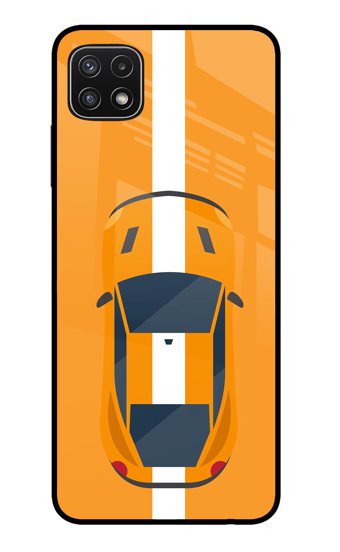 Highway Pursuit Samsung A22 5G Back Cover - Highway Pursuit Samsung A22 5G Glass Case Back Cover by Casekaro Highway Pursuit Samsung A22 5G Glass Case Back Cover by Casekaro