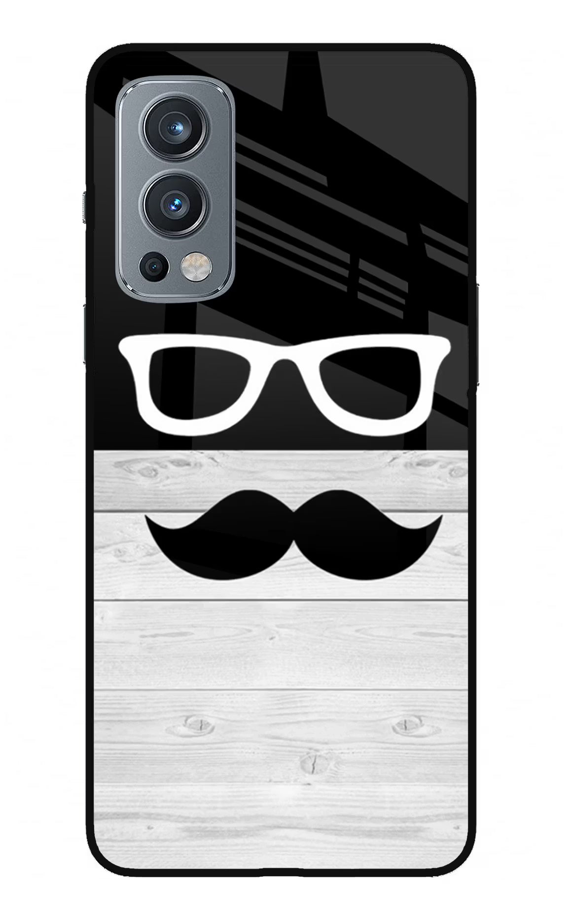 Mustache OnePlus Nord 2 5G Glass Case - Mustache OnePlus Nord 2 5G Glass Case Mustache OnePlus Nord 2 5G Glass Case
