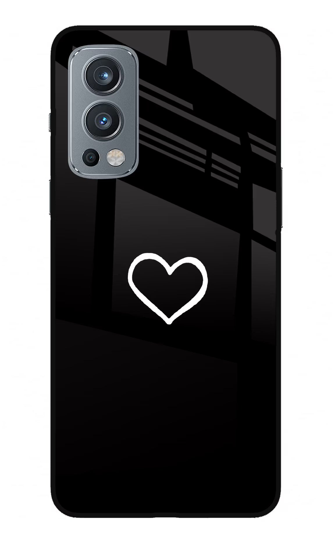 Heart OnePlus Nord 2 5G Glass Case - Heart OnePlus Nord 2 5G Glass Case Heart OnePlus Nord 2 5G Glass Case