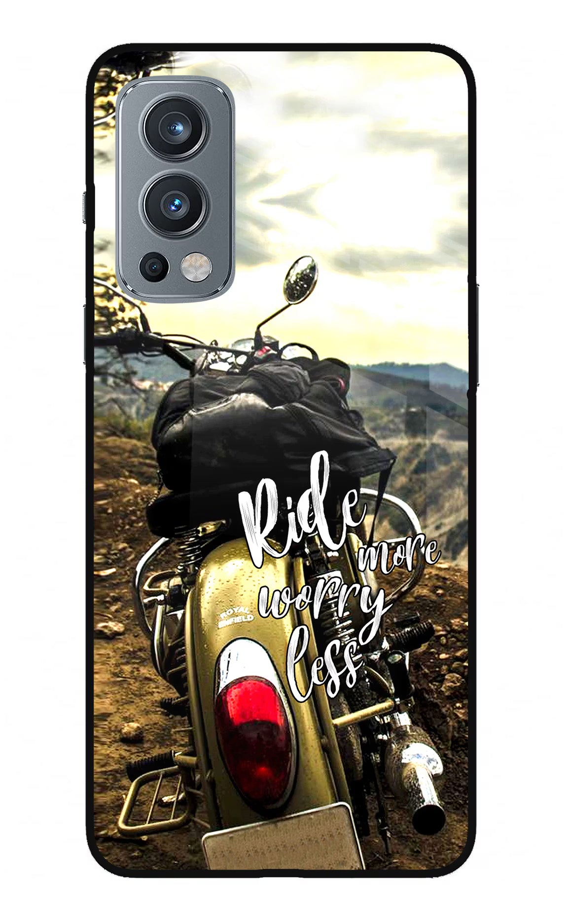 Ride More Worry Less OnePlus Nord 2 5G Glass Case - Ride More Worry Less OnePlus Nord 2 5G Glass Case Ride More Worry Less OnePlus Nord 2 5G Glass Case