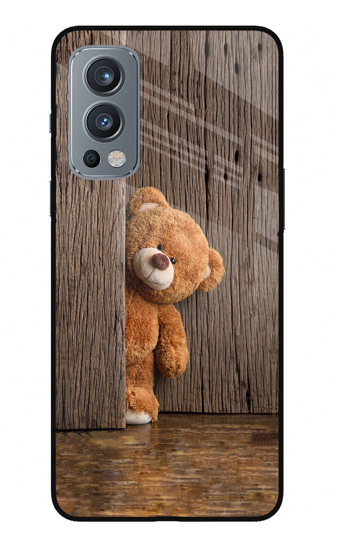 Teddy Wooden OnePlus Nord 2 5G Glass Case - Teddy Wooden OnePlus Nord 2 5G Glass Case Teddy Wooden OnePlus Nord 2 5G Glass Case
