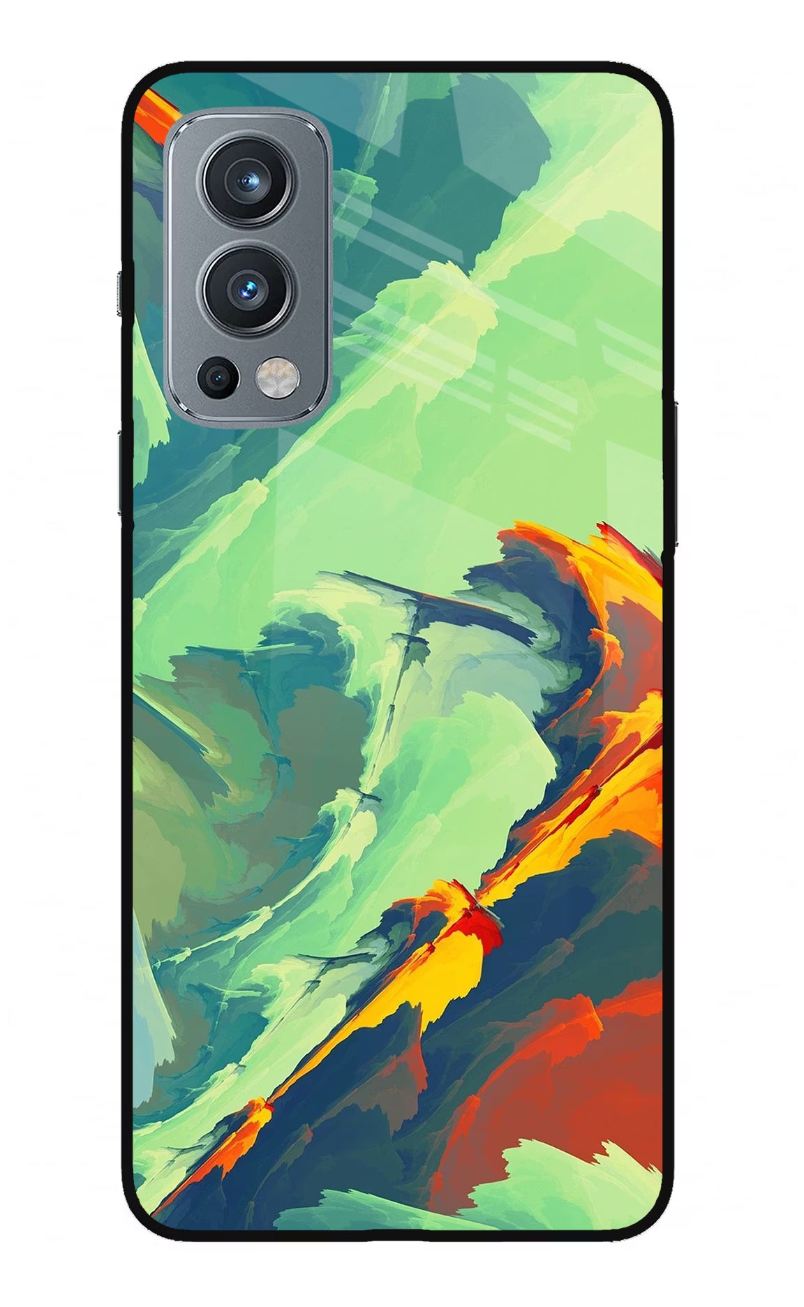 Paint Art OnePlus Nord 2 5G Glass Case - Paint Art OnePlus Nord 2 5G Glass Case Paint Art OnePlus Nord 2 5G Glass Case