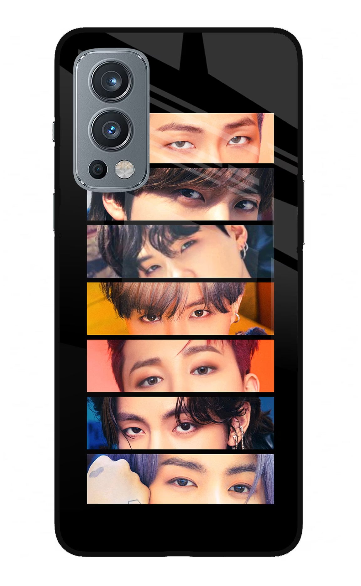 BTS Eyes OnePlus Nord 2 5G Glass Case - BTS Eyes OnePlus Nord 2 5G Glass Case BTS Eyes OnePlus Nord 2 5G Glass Case