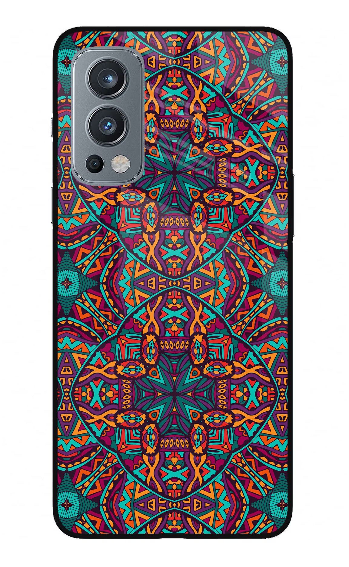 Colour Mandala OnePlus Nord 2 5G Glass Case - Colour Mandala OnePlus Nord 2 5G Glass Case Colour Mandala OnePlus Nord 2 5G Glass Case