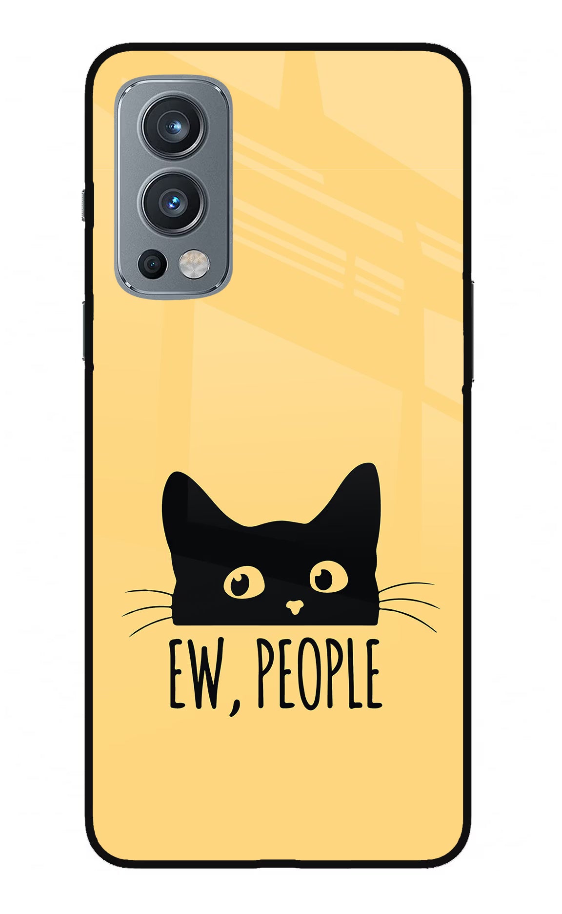 Ew People Catitude OnePlus Nord 2 5G Glass Case - Ew People Catitude OnePlus Nord 2 5G Glass Case Ew People Catitude OnePlus Nord 2 5G Glass Case