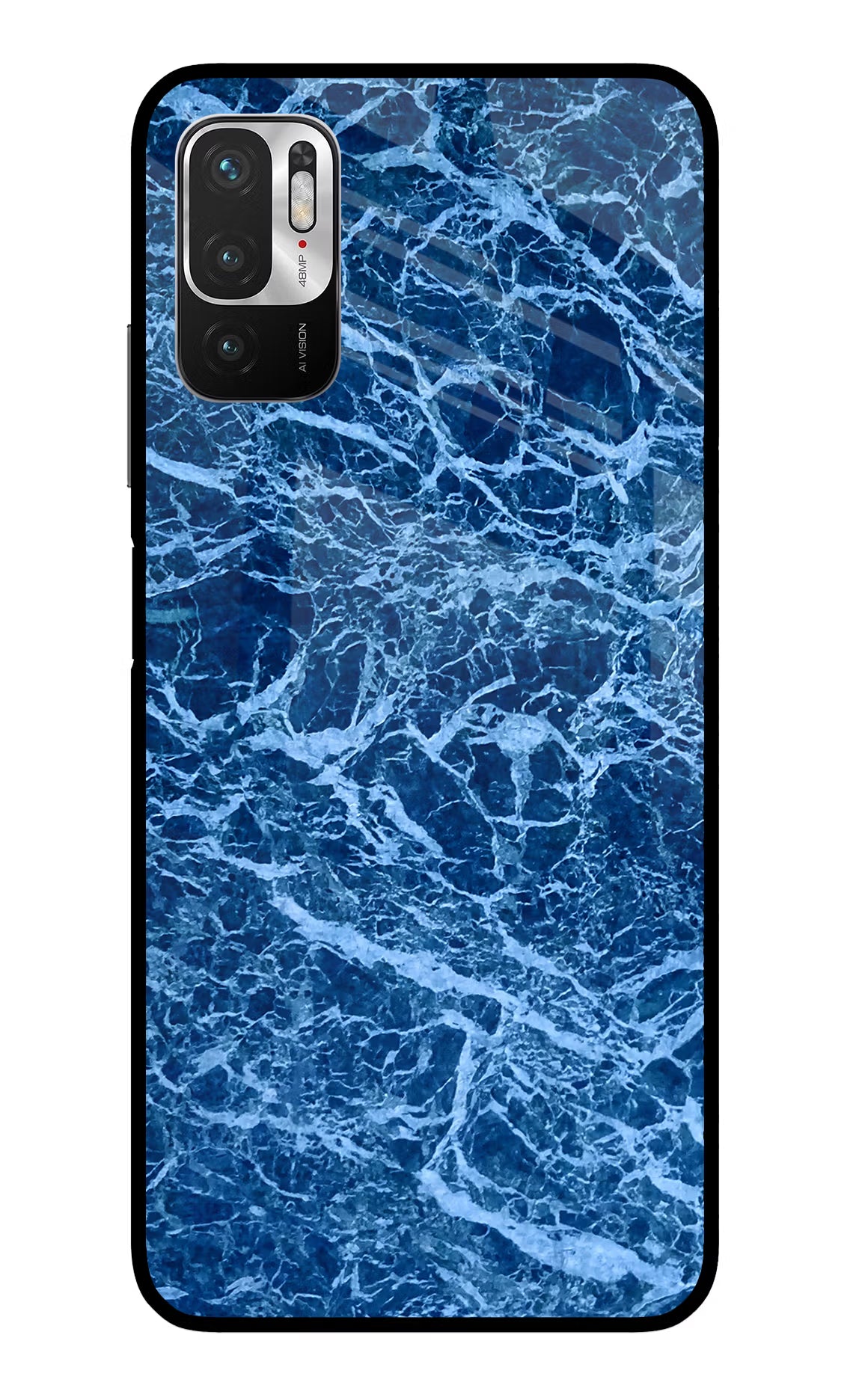 Blue Marble Redmi Note 10T 5G Back Cover - Blue Marble Redmi Note 10T 5G Glass Case Back Cover by Casekaro Blue Marble Redmi Note 10T 5G Glass Case Back Cover by Casekaro