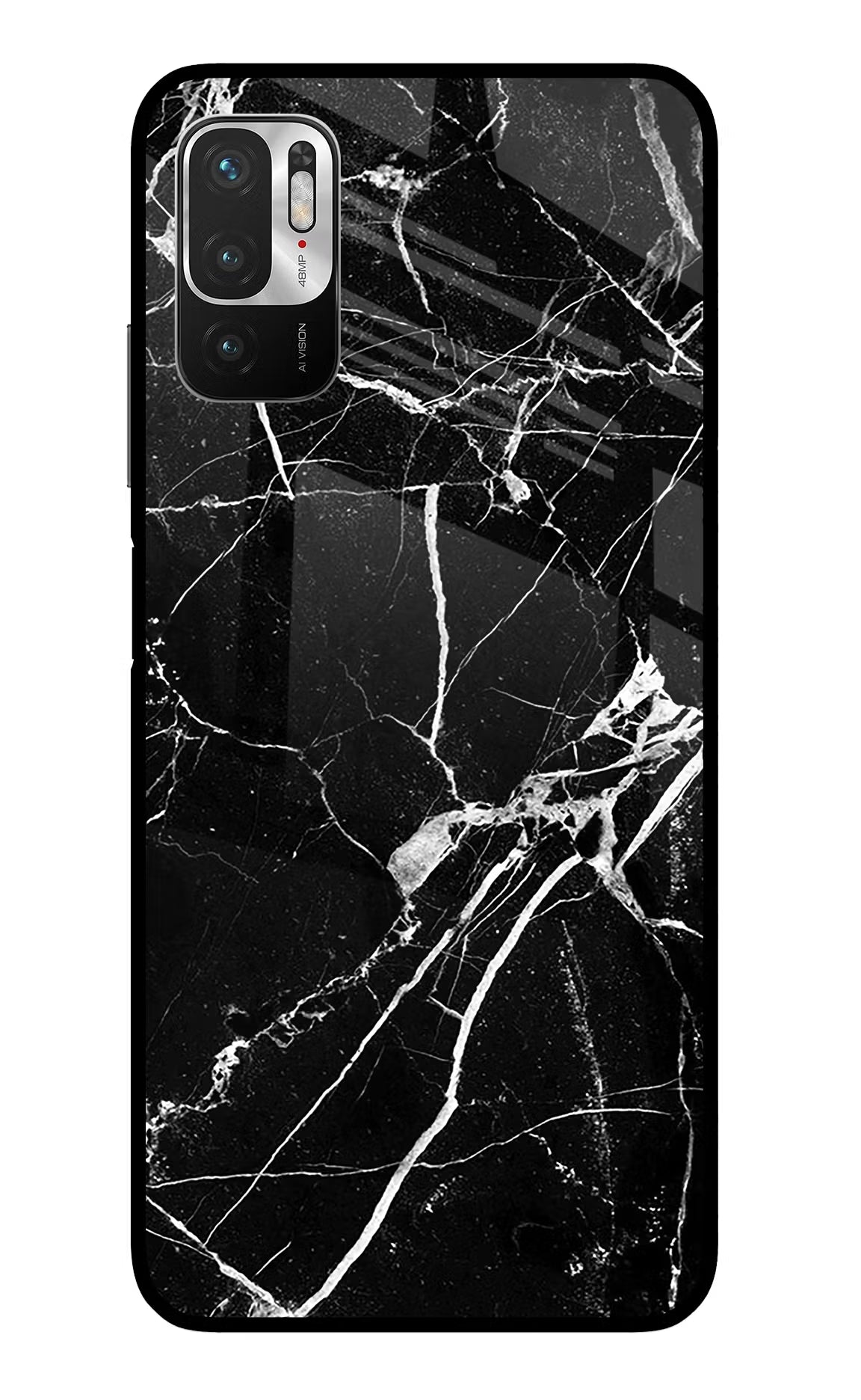 Black Marble Pattern Redmi Note 10T 5G Glass Case - Black Marble Pattern Redmi Note 10T 5G Glass Case Black Marble Pattern Redmi Note 10T 5G Glass Case