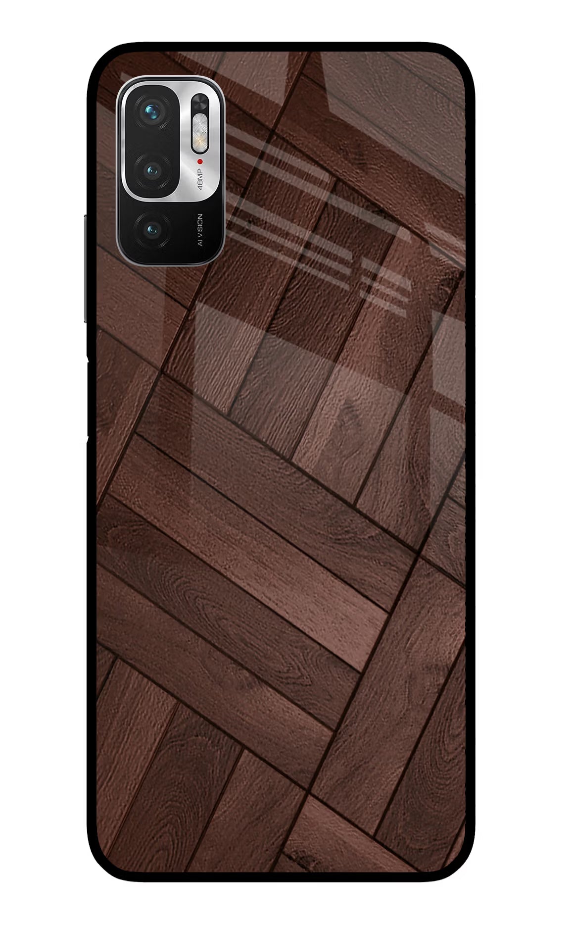 Wooden Texture Design Redmi Note 10T 5G Back Cover - Wooden Texture Design Redmi Note 10T 5G Glass Case Back Cover by Casekaro Wooden Texture Design Redmi Note 10T 5G Glass Case Back Cover by Casekaro