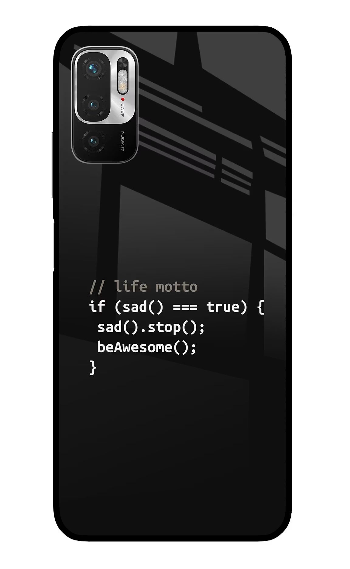 Life Motto Code Redmi Note 10T 5G Glass Case - Life Motto Code Redmi Note 10T 5G Glass Case Life Motto Code Redmi Note 10T 5G Glass Case