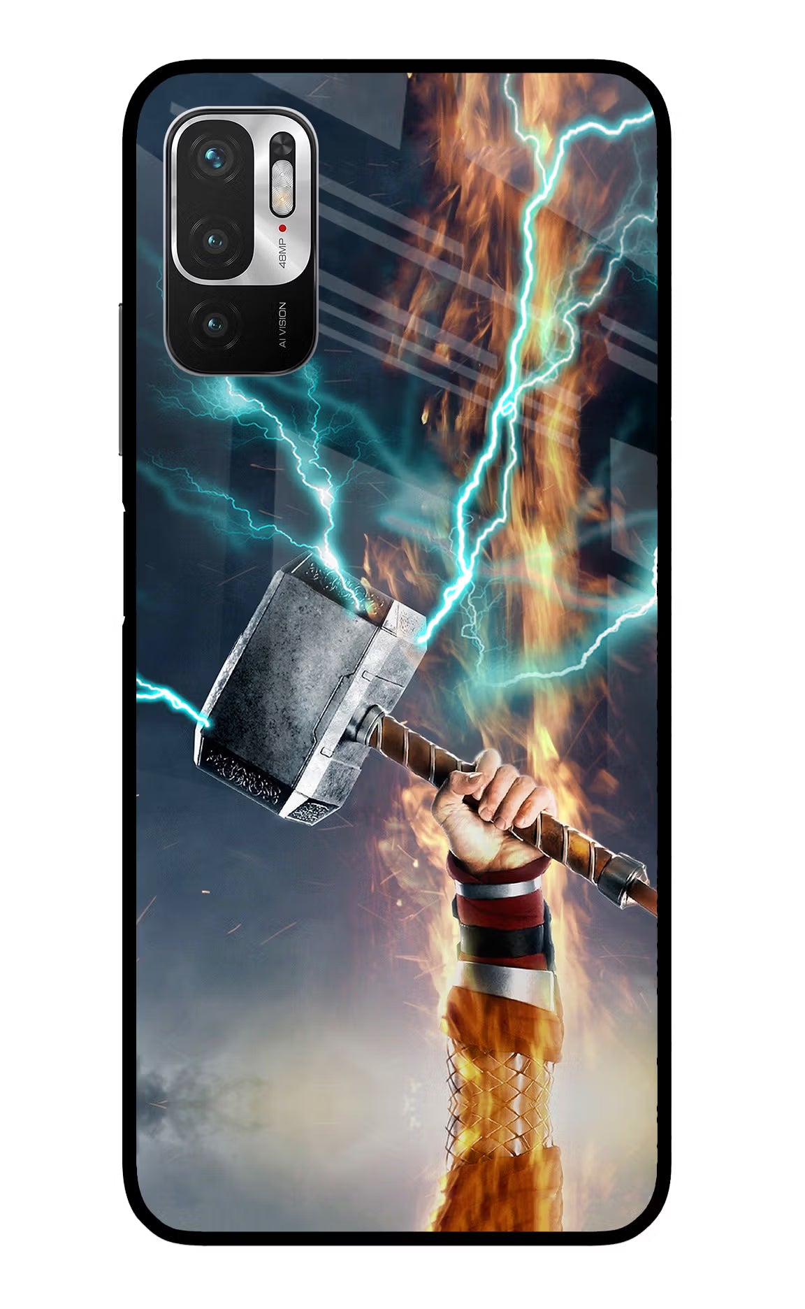 Thor Hammer Mjolnir Redmi Note 10T 5G Glass Case - Thor Hammer Mjolnir Redmi Note 10T 5G Glass Case Thor Hammer Mjolnir Redmi Note 10T 5G Glass Case