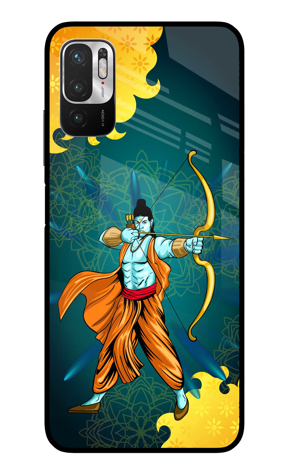 Lord Ram - 6 Redmi Note 10T 5G Glass Case - Lord Ram - 6 Redmi Note 10T 5G Glass Case Lord Ram - 6 Redmi Note 10T 5G Glass Case