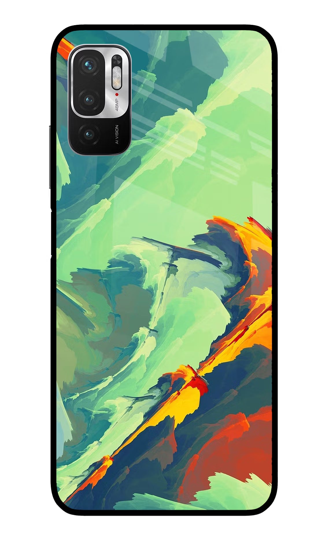 Paint Art Redmi Note 10T 5G Glass Case - Paint Art Redmi Note 10T 5G Glass Case Paint Art Redmi Note 10T 5G Glass Case