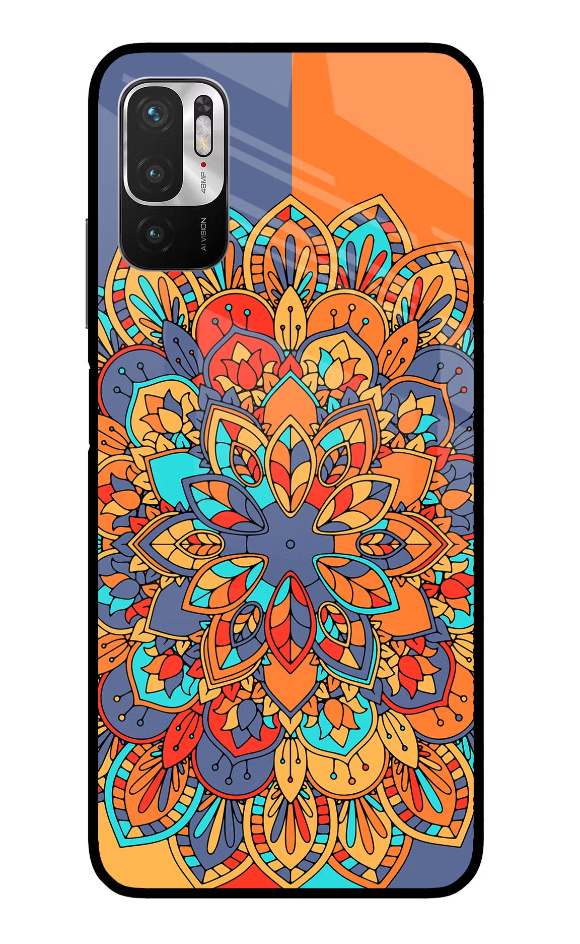 Color Mandala Redmi Note 10T 5G Glass Case - Color Mandala Redmi Note 10T 5G Glass Case Color Mandala Redmi Note 10T 5G Glass Case