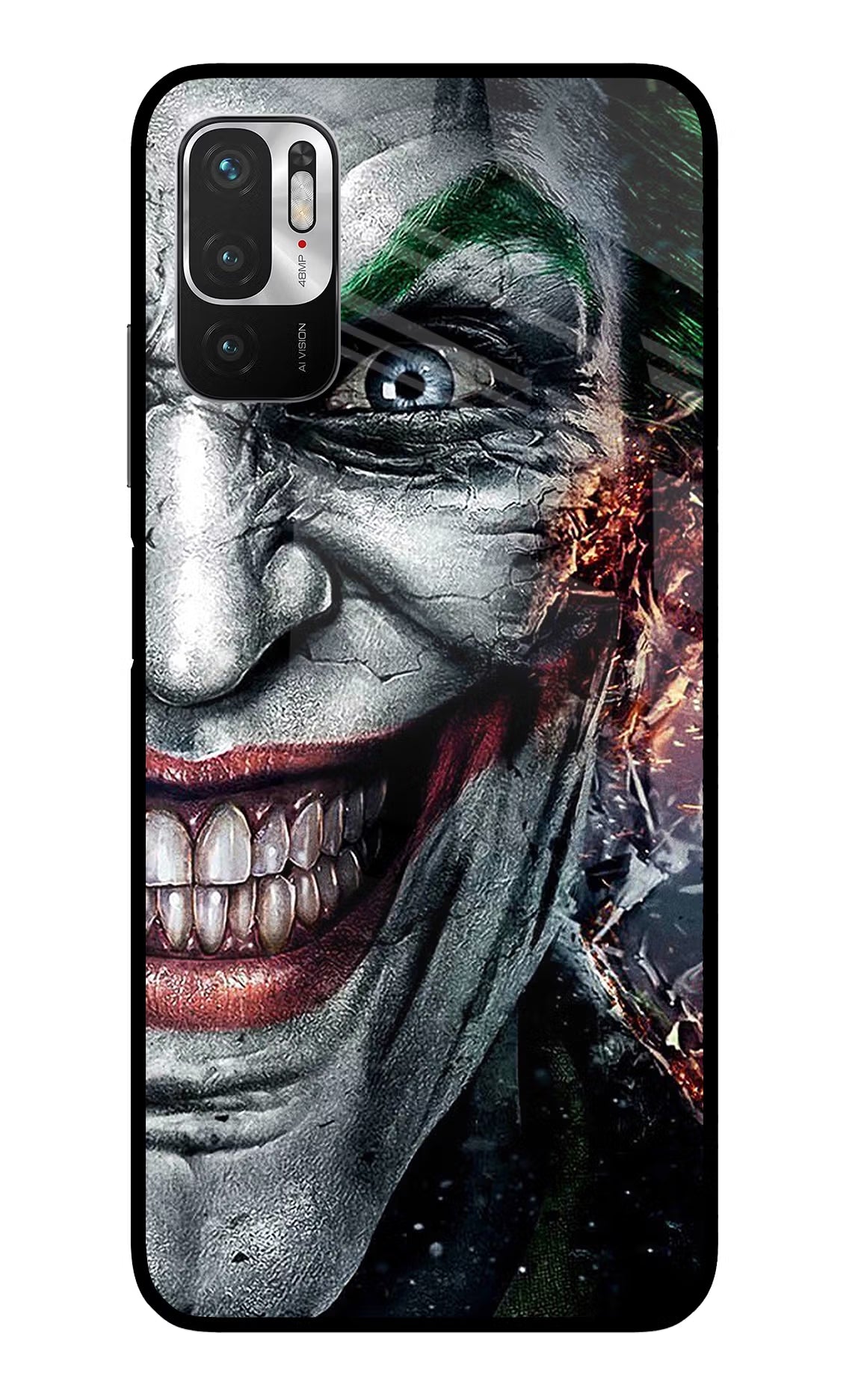 Joker Cam Redmi Note 10T 5G Glass Case - Joker Cam Redmi Note 10T 5G Glass Case Joker Cam Redmi Note 10T 5G Glass Case