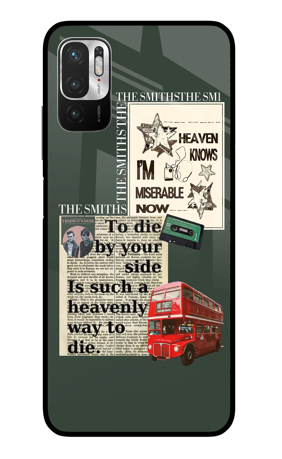 The Smiths Redmi Note 10T 5G Glass Case - The Smiths Redmi Note 10T 5G Glass Case The Smiths Redmi Note 10T 5G Glass Case