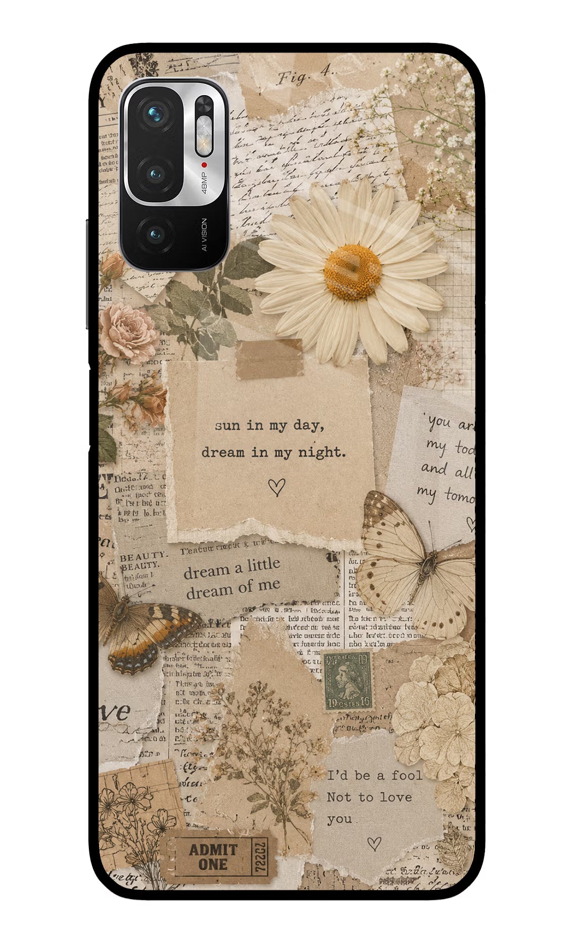 Vintage case Redmi Note 10T 5G Glass Case - Vintage case Redmi Note 10T 5G Glass Case Vintage case Redmi Note 10T 5G Glass Case