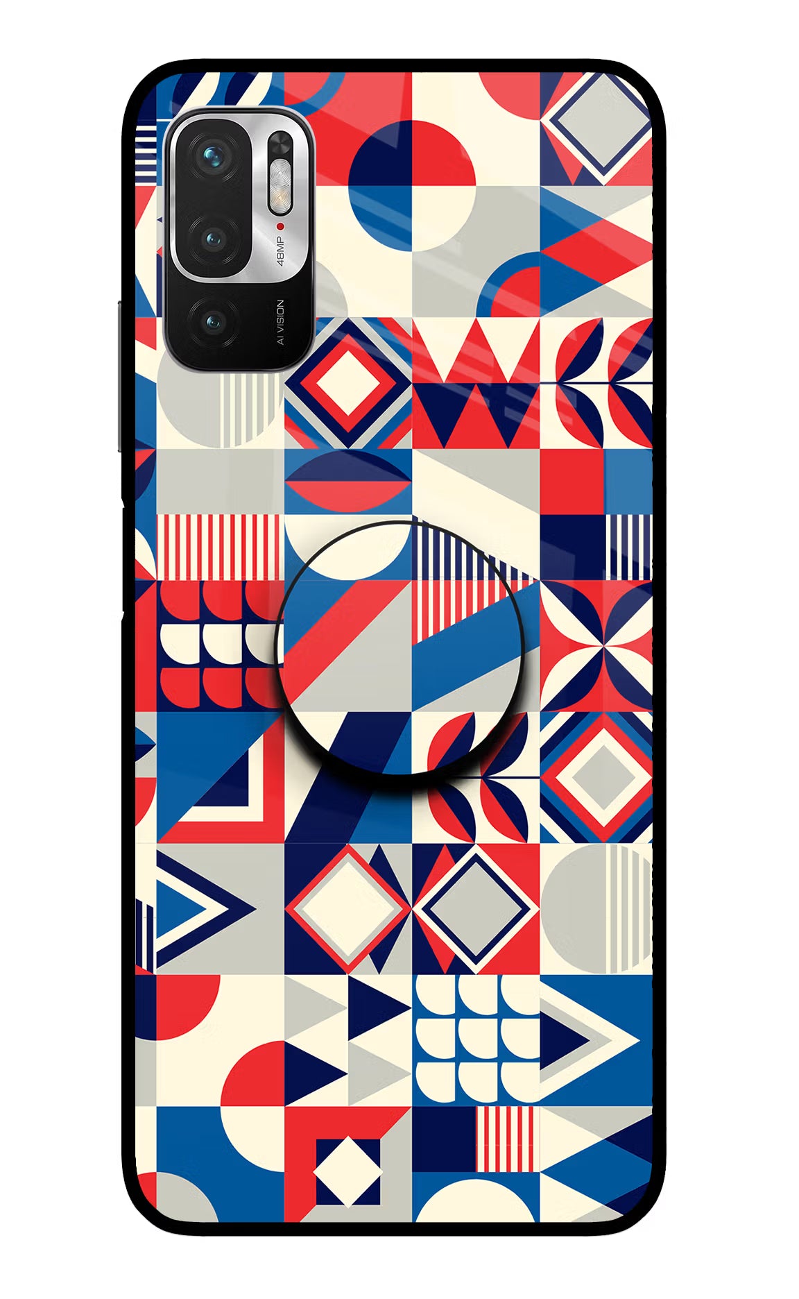 Colorful Pattern Redmi Note 10T 5G Pop Case by Casekaro