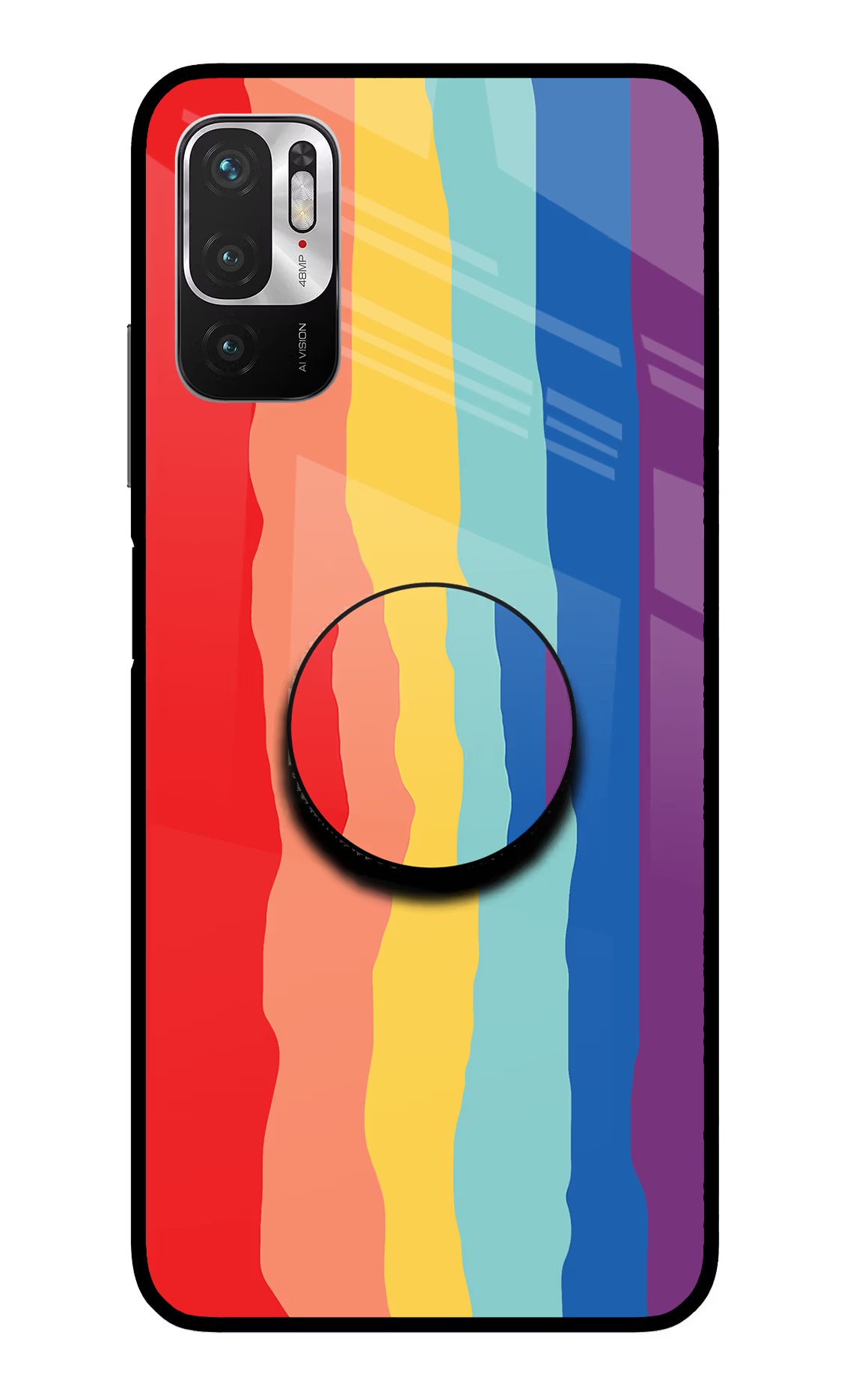 Rainbow Redmi Note 10T 5G Pop Case by Casekaro