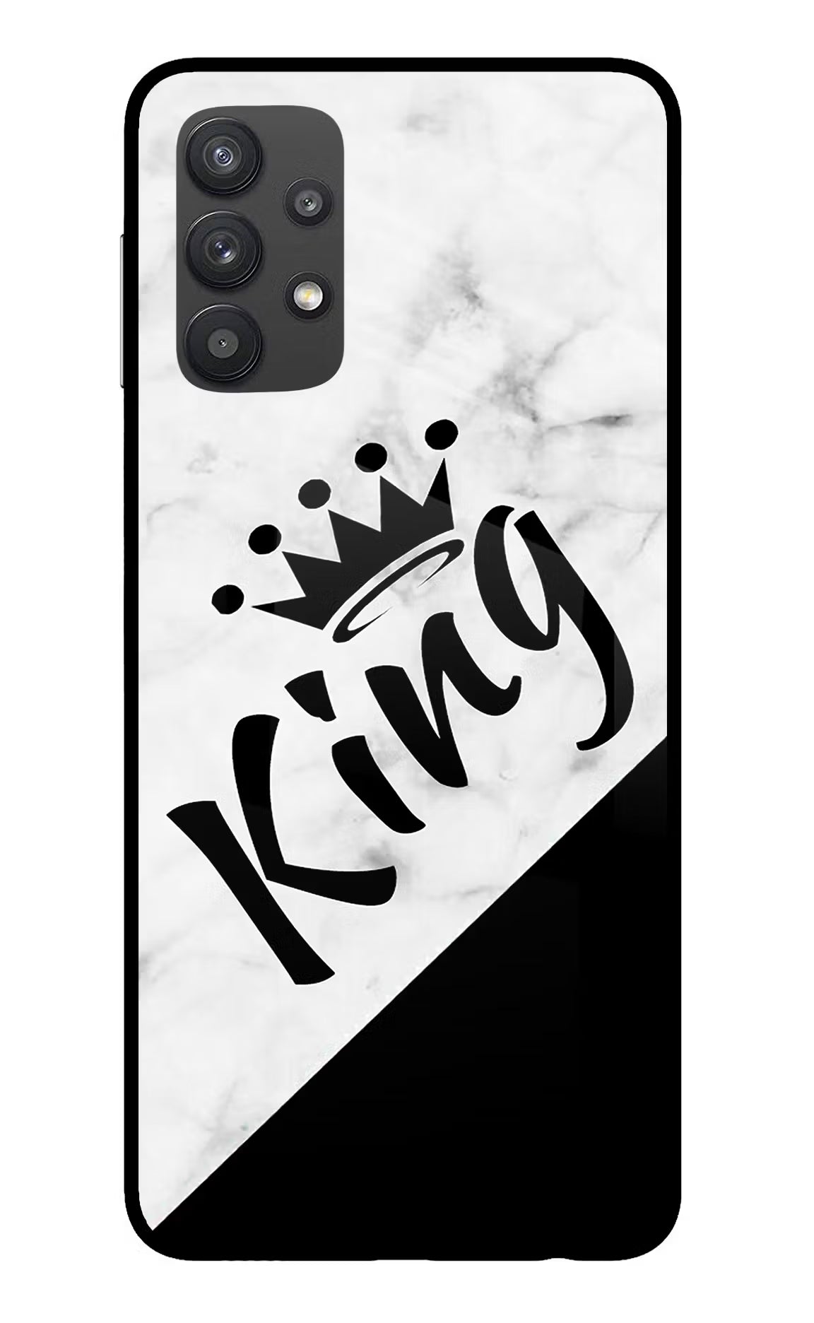 King Samsung M32 5G Glass Case - King Samsung M32 5G Glass Case King Samsung M32 5G Glass Case
