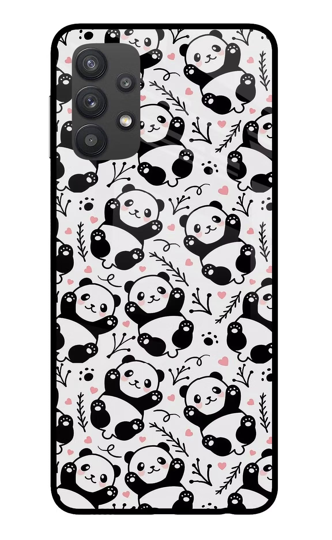 Cute Panda Samsung M32 5G Glass Case - Cute Panda Samsung M32 5G Glass Case Cute Panda Samsung M32 5G Glass Case