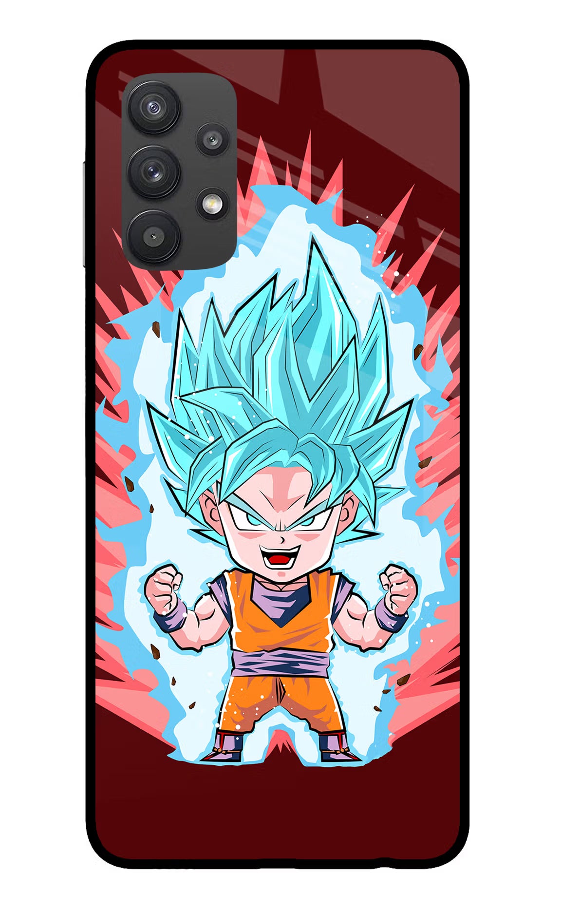 Goku Little Samsung M32 5G Glass Case - Goku Little Samsung M32 5G Glass Case Goku Little Samsung M32 5G Glass Case