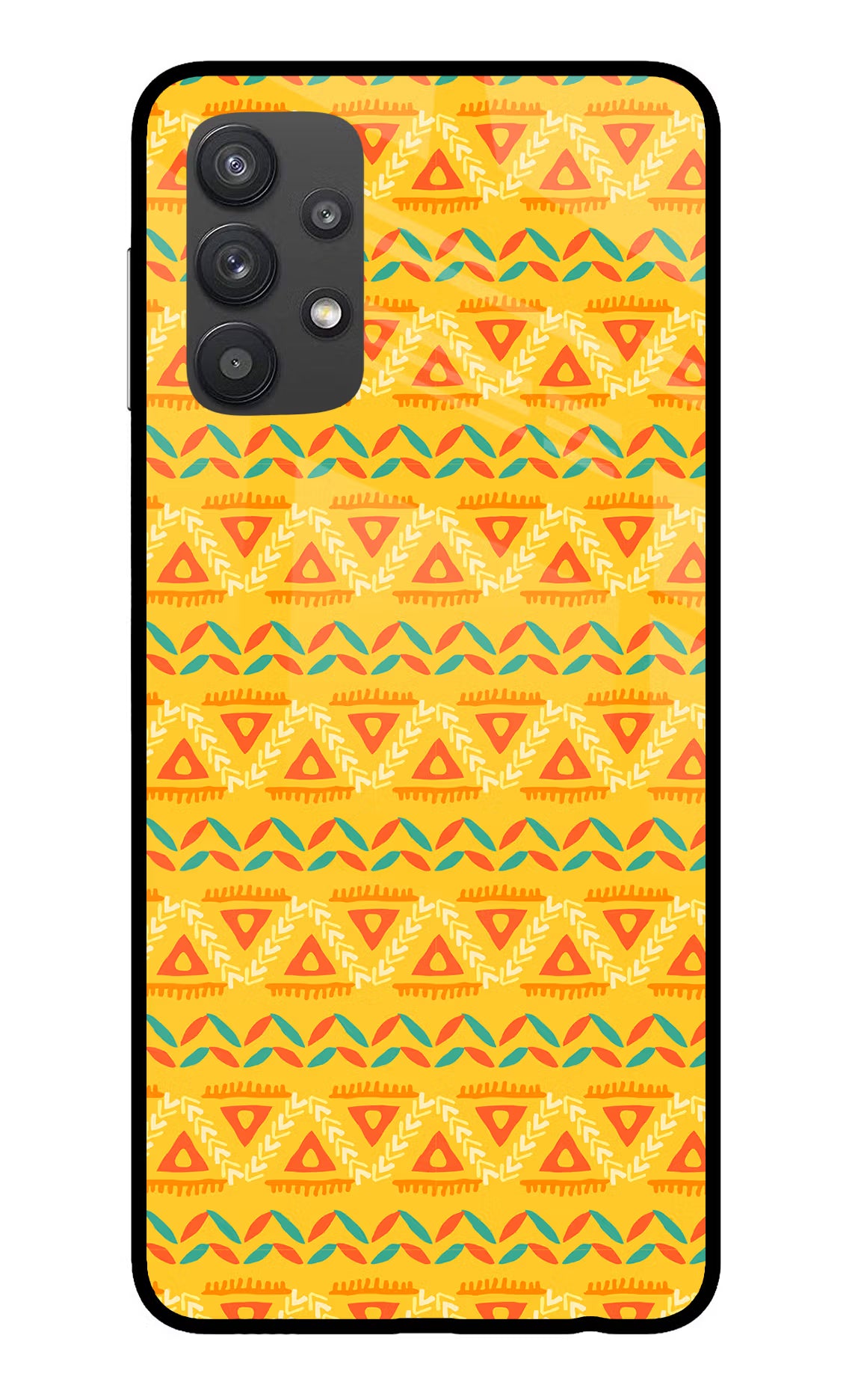 Tribal Pattern Samsung M32 5G Glass Case - Tribal Pattern Samsung M32 5G Glass Case Tribal Pattern Samsung M32 5G Glass Case