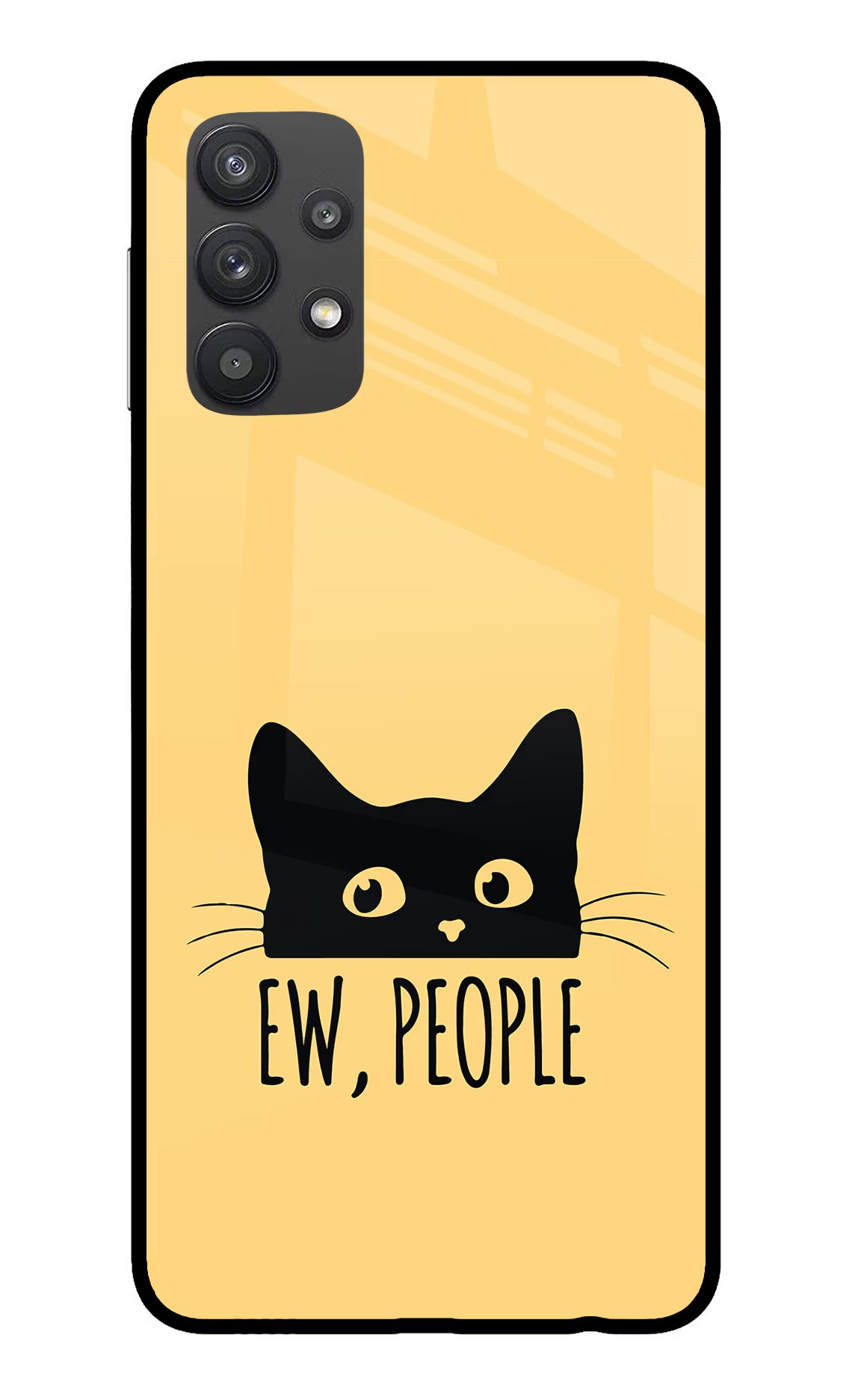 Ew People Catitude Samsung M32 5G Glass Case - Ew People Catitude Samsung M32 5G Glass Case Ew People Catitude Samsung M32 5G Glass Case