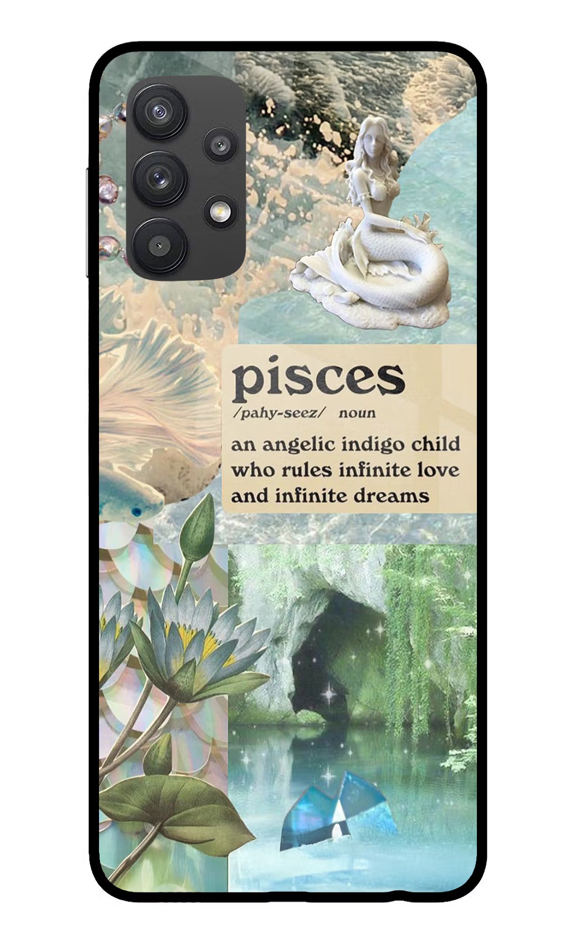 Pisces Zodiac Samsung M32 5G Glass Case - Pisces Zodiac Samsung M32 5G Glass Case Pisces Zodiac Samsung M32 5G Glass Case