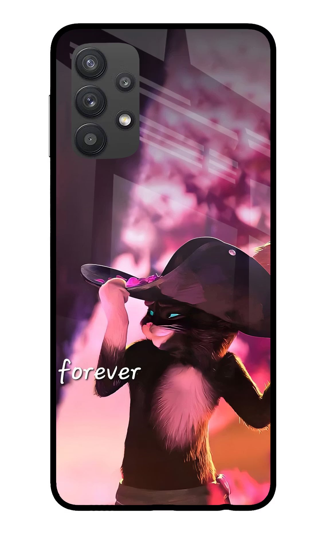 Forever Cat Samsung M32 5G Glass Case - Forever Cat Samsung M32 5G Glass Case Forever Cat Samsung M32 5G Glass Case
