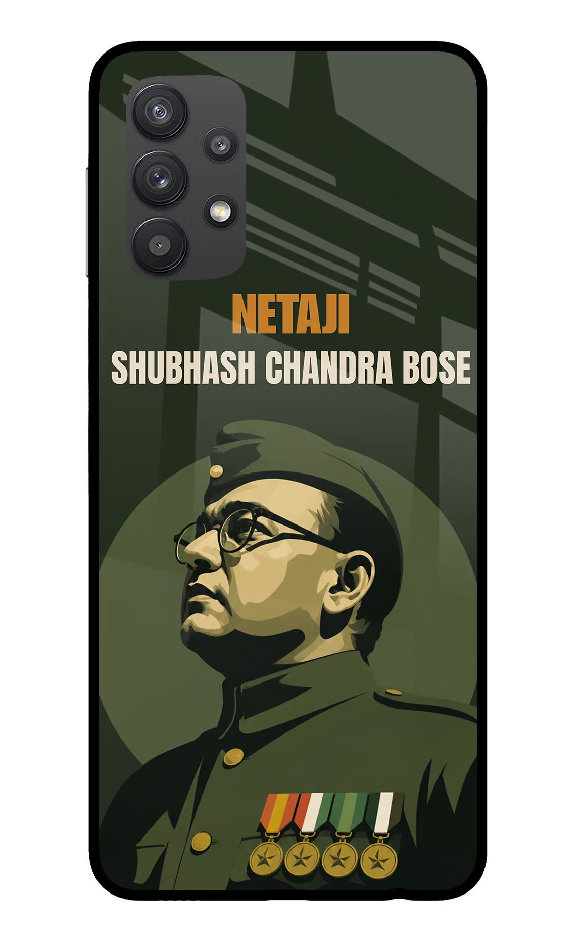 Netaji Legacy Samsung M32 5G Glass Case - Netaji Legacy Samsung M32 5G Glass Case Netaji Legacy Samsung M32 5G Glass Case