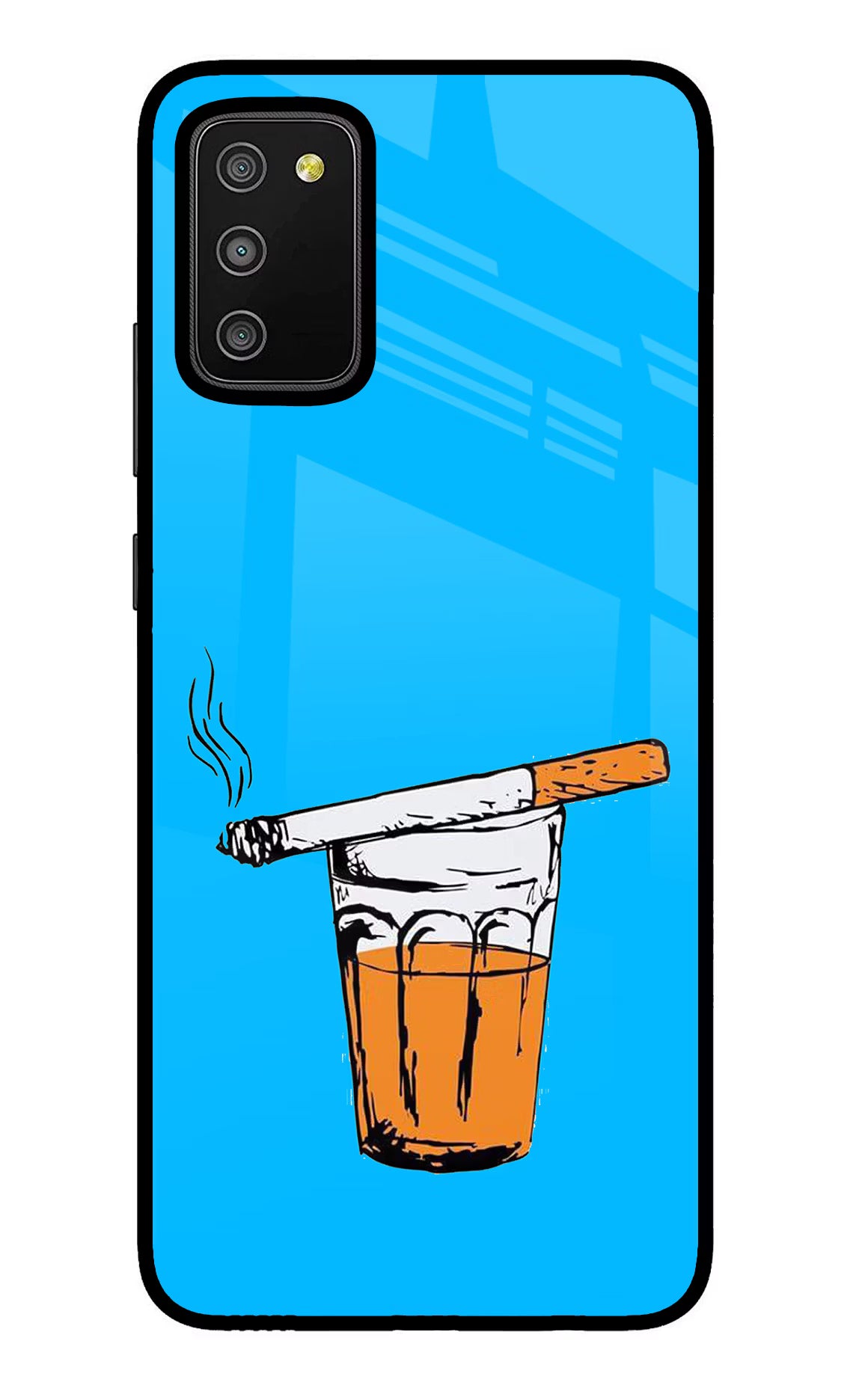 Chai Sutta Samsung M02s Glass Case - Chai Sutta Samsung M02s Glass Case Chai Sutta Samsung M02s Glass Case