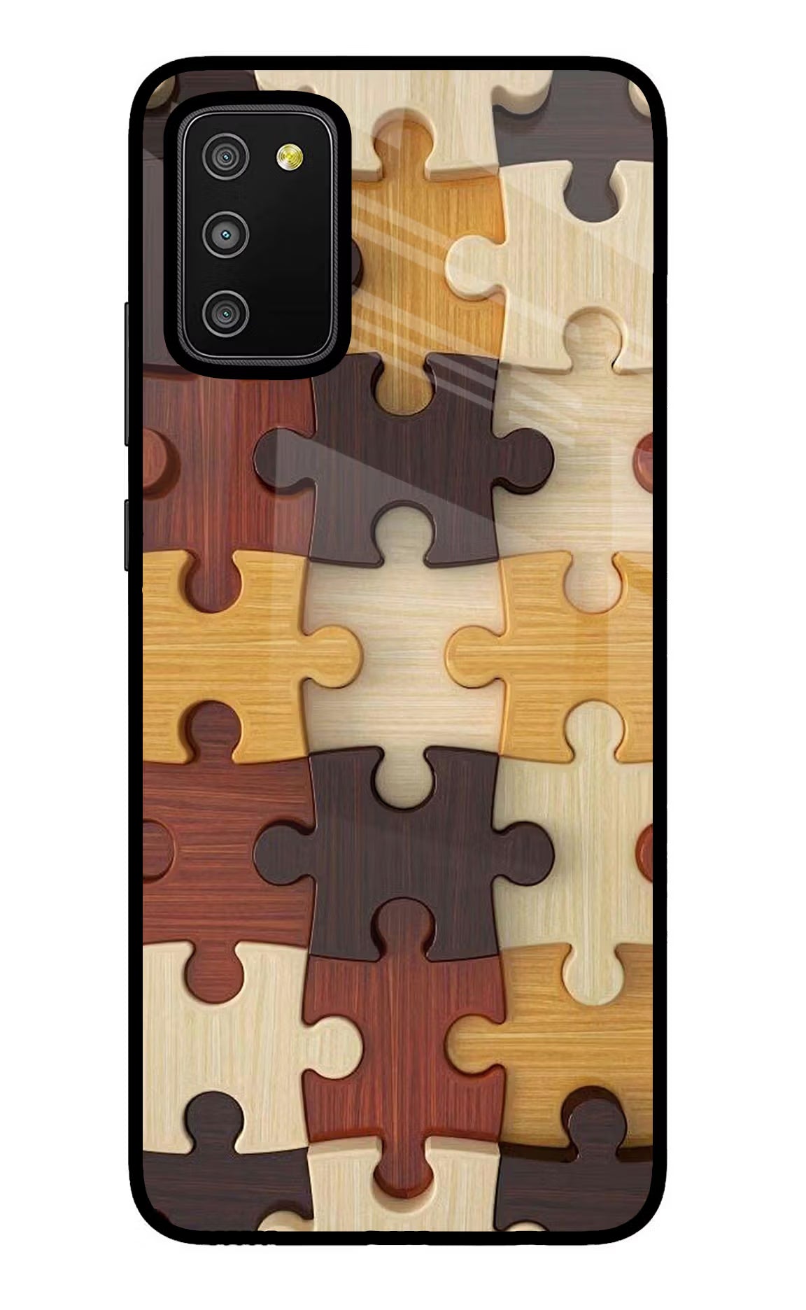 Wooden Puzzle Samsung M02s Glass Case - Wooden Puzzle Samsung M02s Glass Case Wooden Puzzle Samsung M02s Glass Case