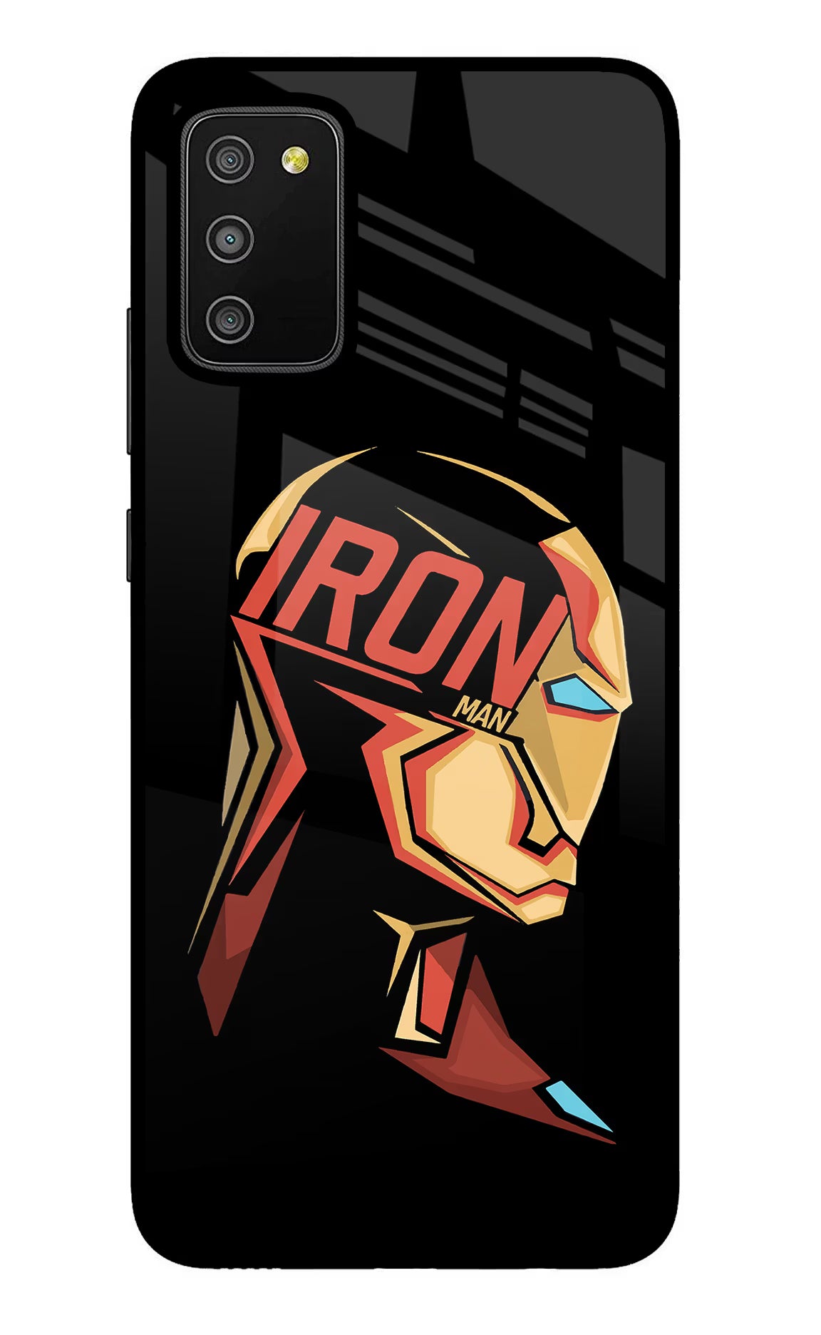 IronMan Samsung M02s Glass Case - IronMan Samsung M02s Glass Case IronMan Samsung M02s Glass Case