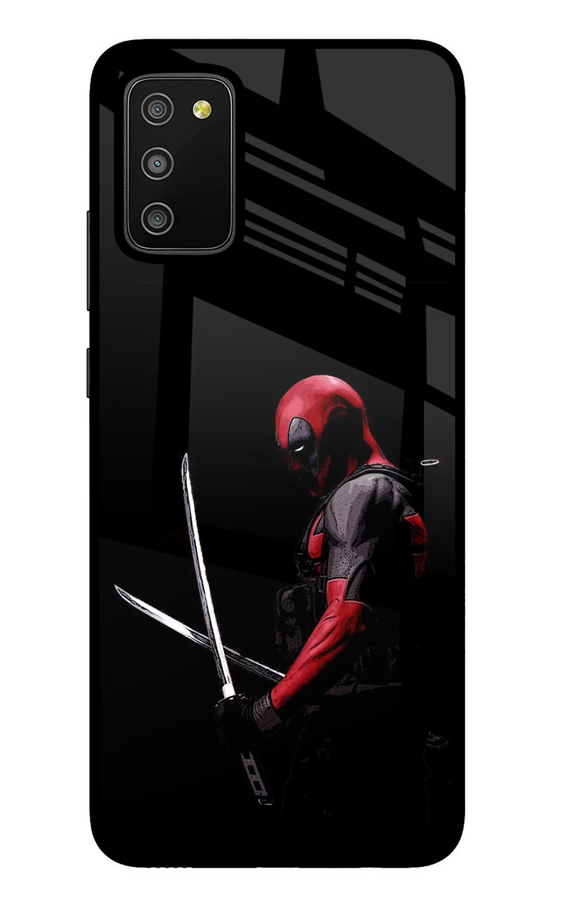 Deadpool Samsung M02s Glass Case - Deadpool Samsung M02s Glass Case Deadpool Samsung M02s Glass Case