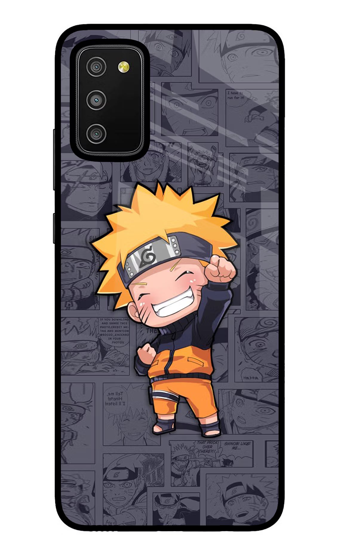 Chota Naruto Samsung M02s Glass Case - Chota Naruto Samsung M02s Glass Case Chota Naruto Samsung M02s Glass Case