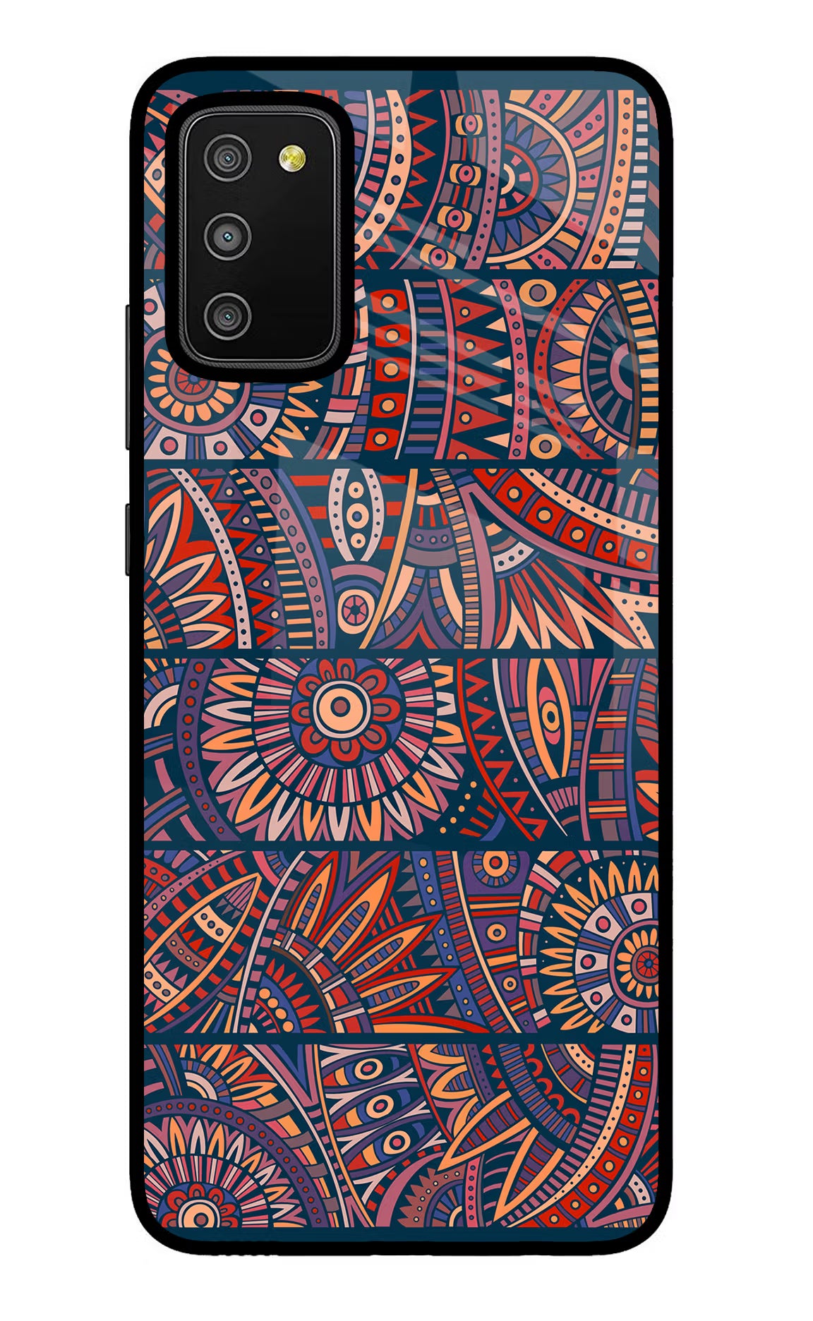 African Culture Design Samsung M02s Glass Case - African Culture Design Samsung M02s Glass Case African Culture Design Samsung M02s Glass Case