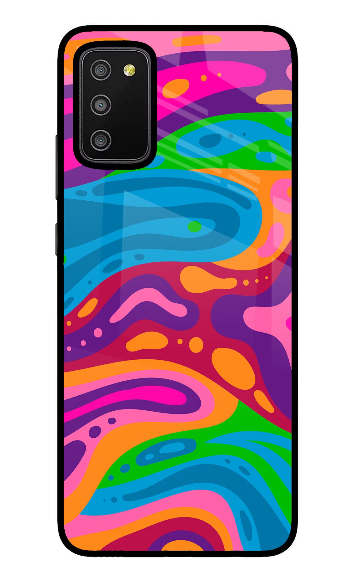 Trippy Pattern Samsung M02s Glass Case - Trippy Pattern Samsung M02s Glass Case Trippy Pattern Samsung M02s Glass Case