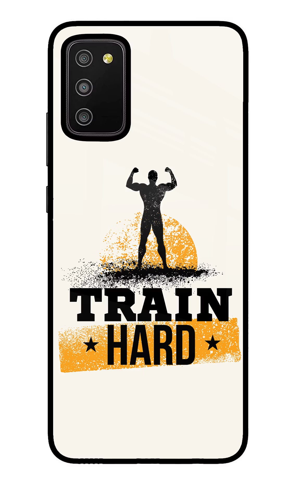 Train Hard Samsung M02s Glass Case - Train Hard Samsung M02s Glass Case Train Hard Samsung M02s Glass Case