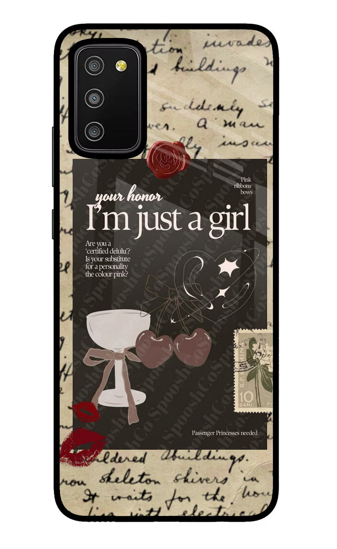 I am just a girl Samsung M02s Glass Case - I am just a girl Samsung M02s Glass Case I am just a girl Samsung M02s Glass Case
