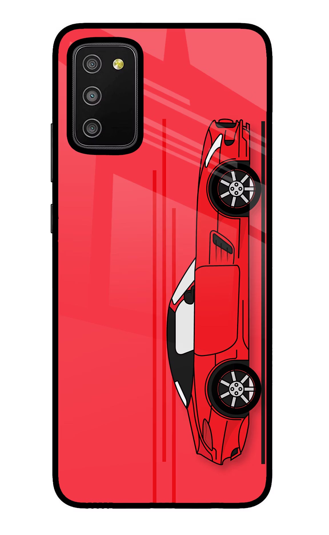 Red Velocity Samsung M02s Glass Case - Red Velocity Samsung M02s Glass Case Red Velocity Samsung M02s Glass Case