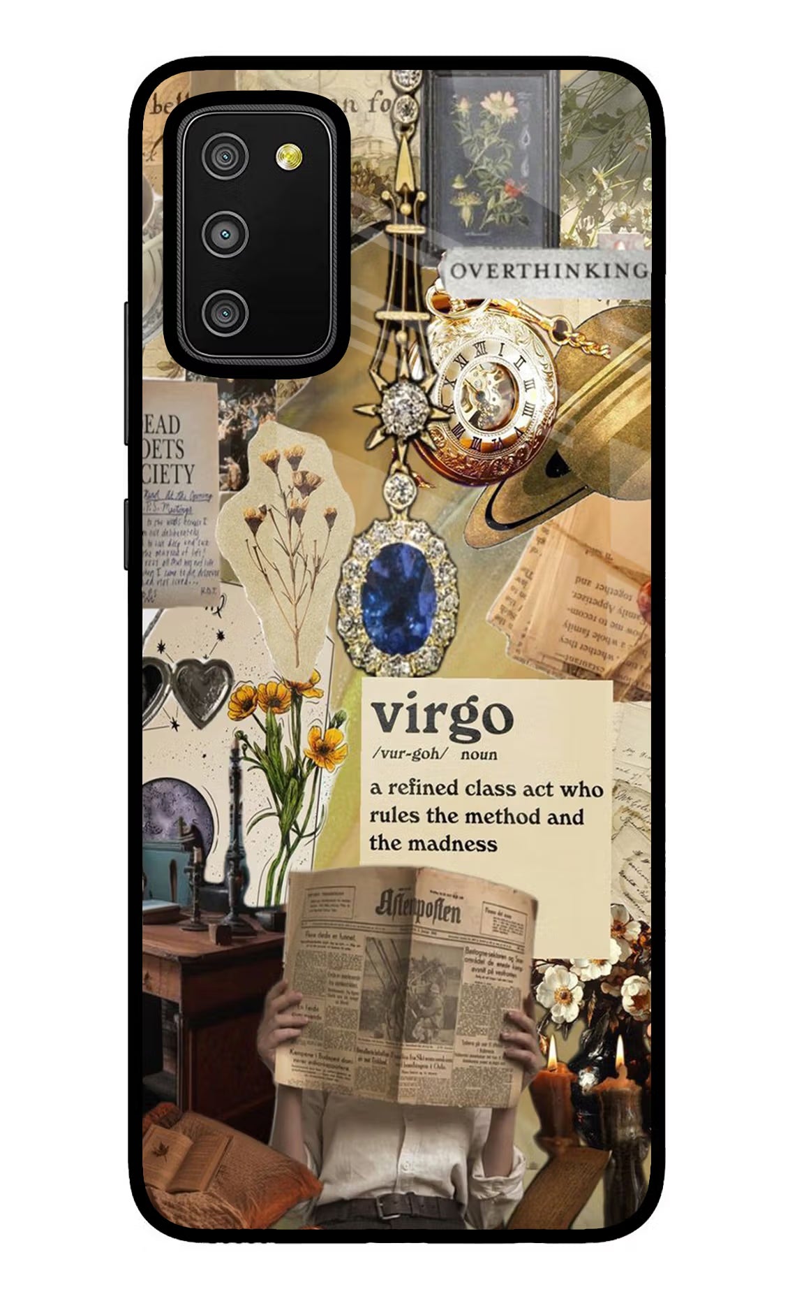 Virgo Zodiac Samsung M02s Glass Case - Virgo Zodiac Samsung M02s Glass Case Virgo Zodiac Samsung M02s Glass Case