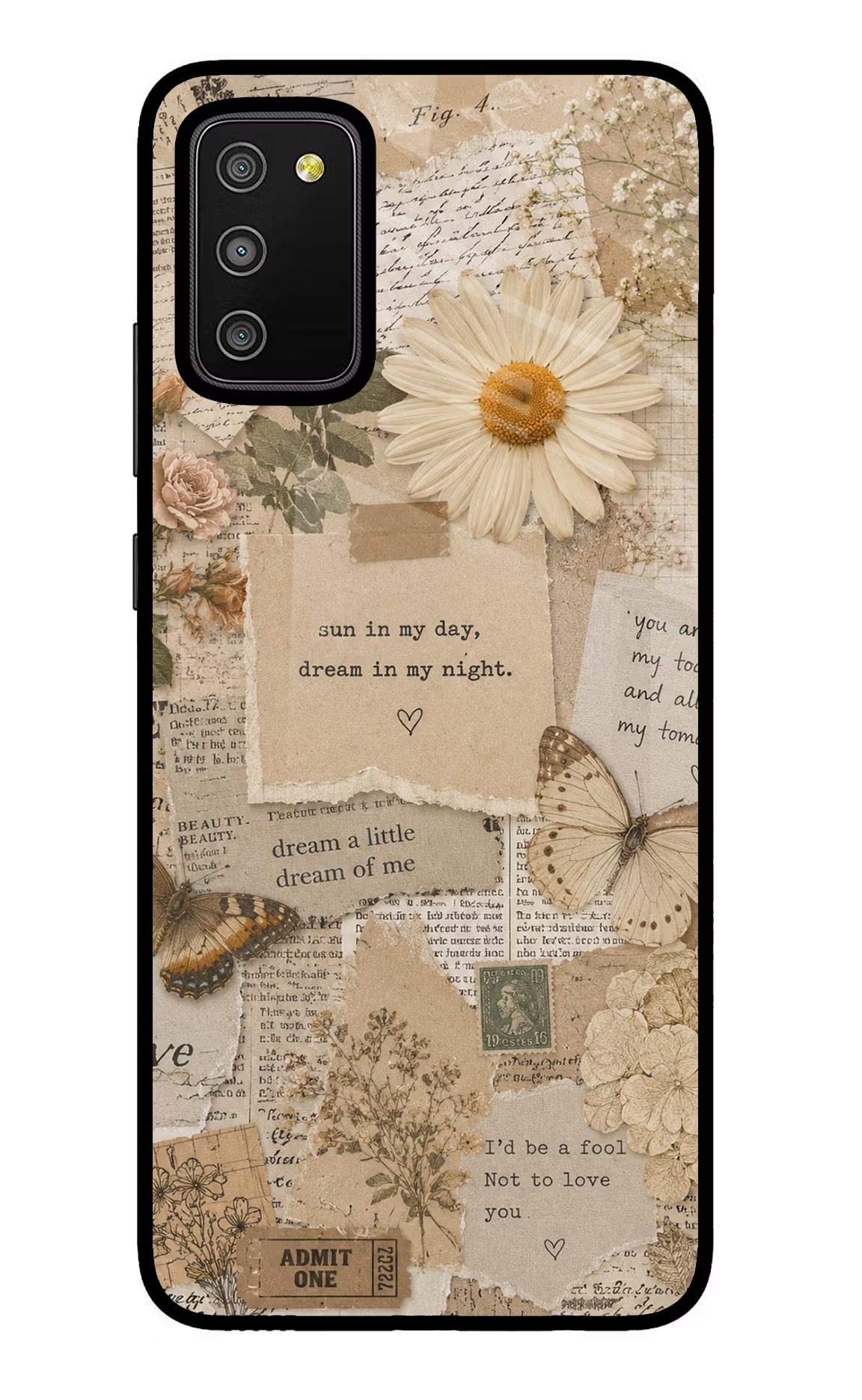Vintage case Samsung M02s Glass Case - Vintage case Samsung M02s Glass Case Vintage case Samsung M02s Glass Case