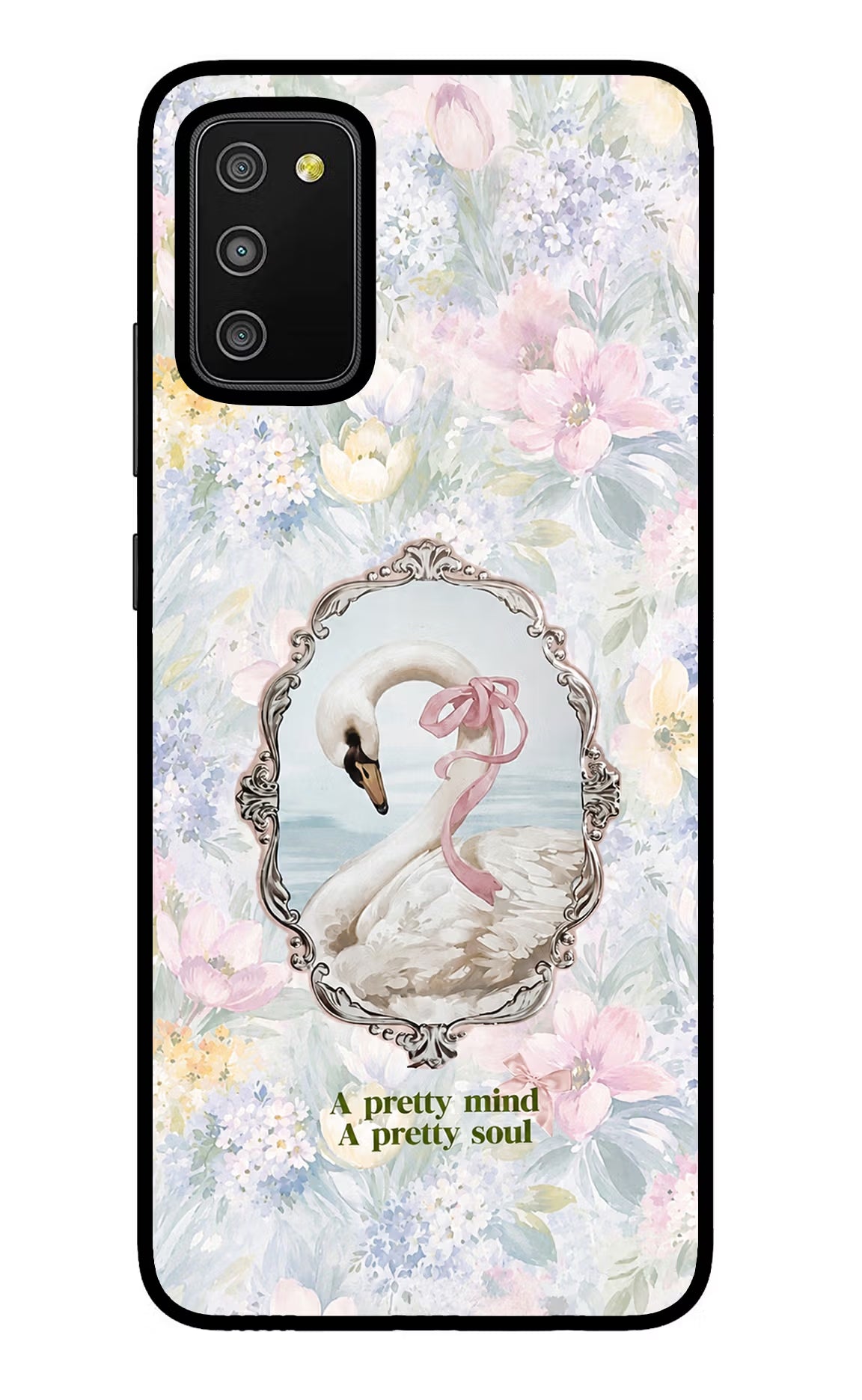 Pretty Mind Pretty Soul Samsung M02s Glass Case - Pretty Mind Pretty Soul Samsung M02s Glass Case Pretty Mind Pretty Soul Samsung M02s Glass Case