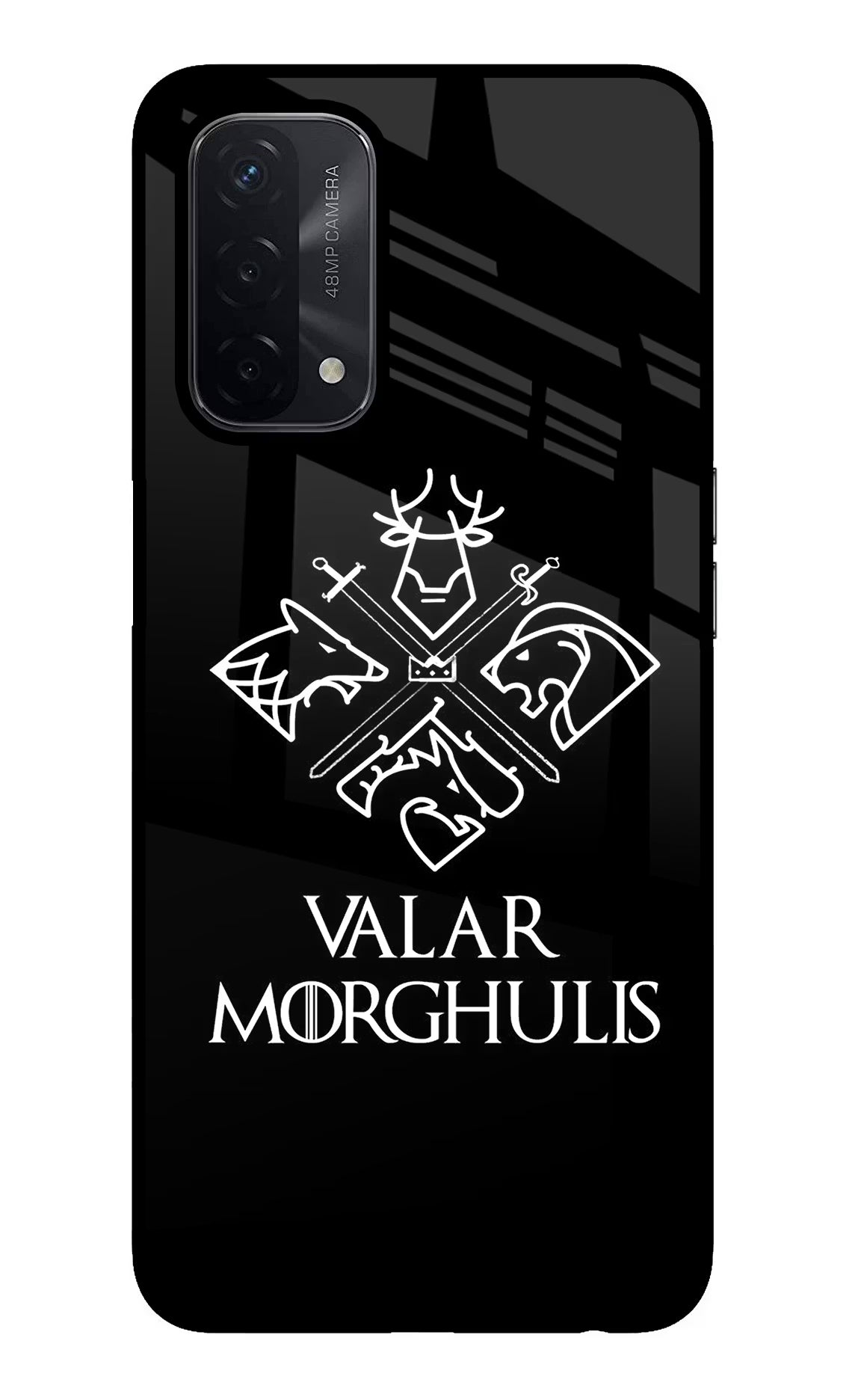 Valar Morghulis | Game Of Thrones Oppo A74 5G Glass Case - Valar Morghulis | Game Of Thrones Oppo A74 5G Glass Case Valar Morghulis | Game Of Thrones Oppo A74 5G Glass Case